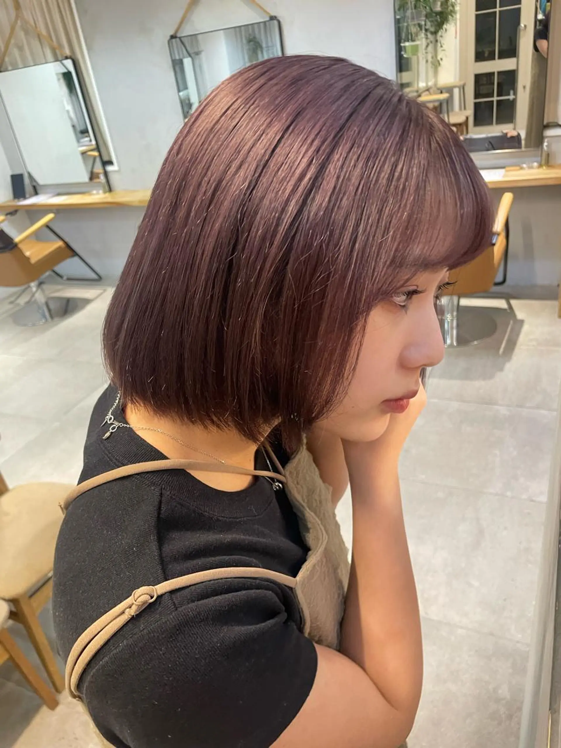 ミディアム カラー ヘアカラー 赤み消し×透明感 /🌙suwa🌙のヘアスタイル