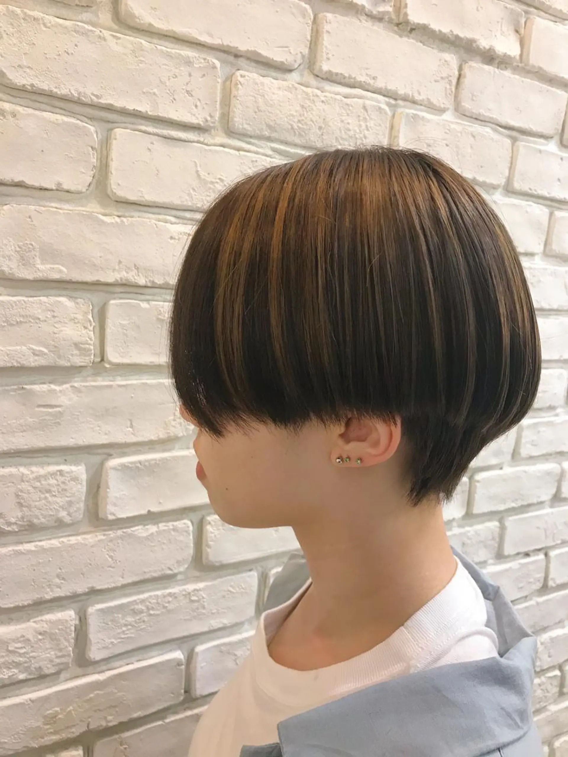 ショート カラー YASU🍎CUT 赤系カラー/ヘアケアのヘアスタイル