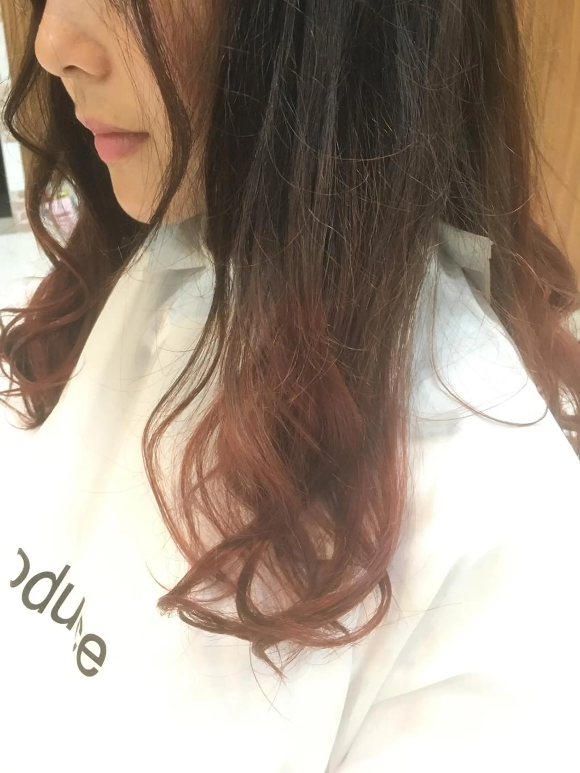 ミディアム カラー 白髪ぼかしハイライト 柳川拓哉のヘアスタイル