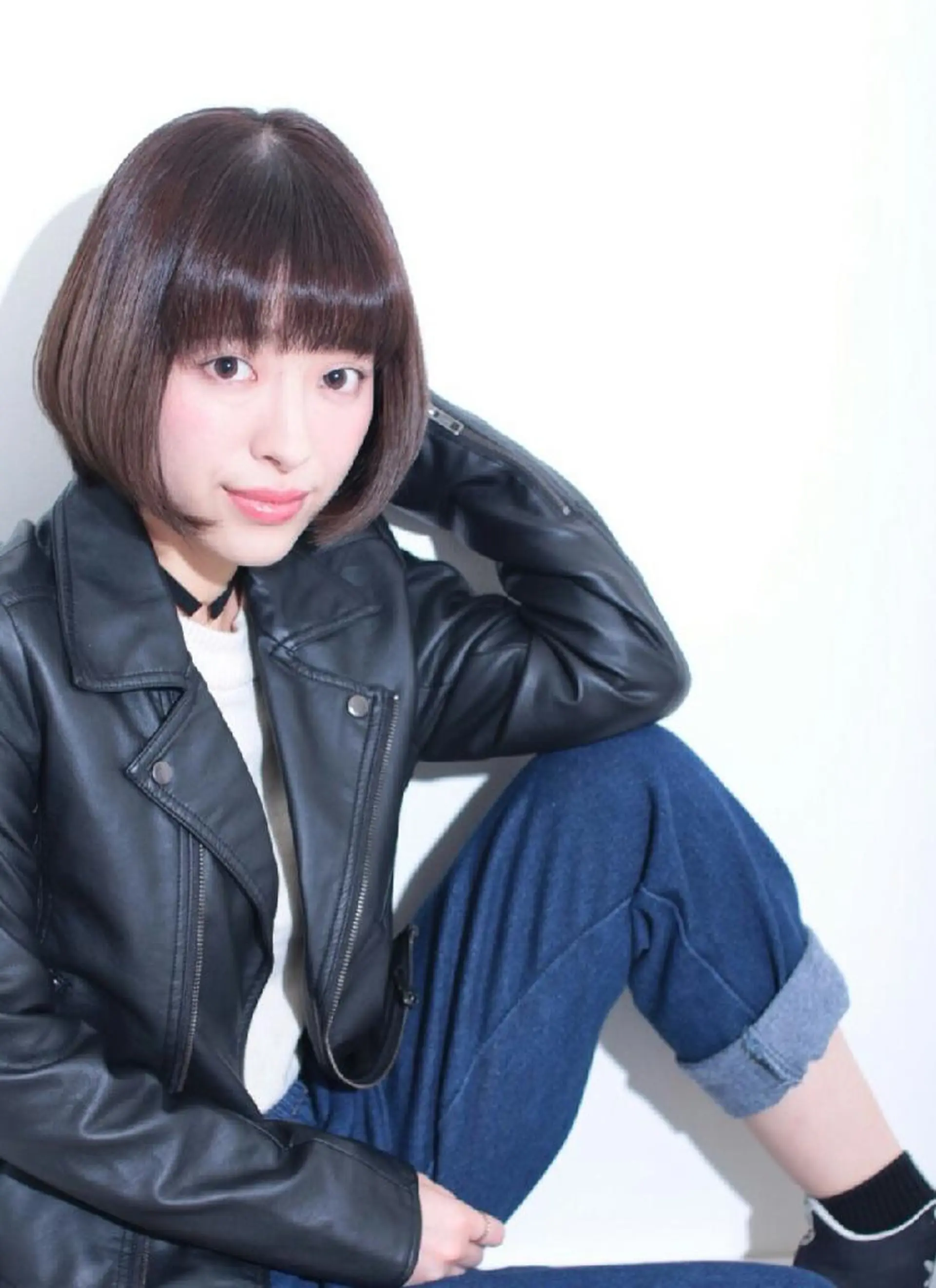 ショート カラー 須賀 一美のヘアスタイル