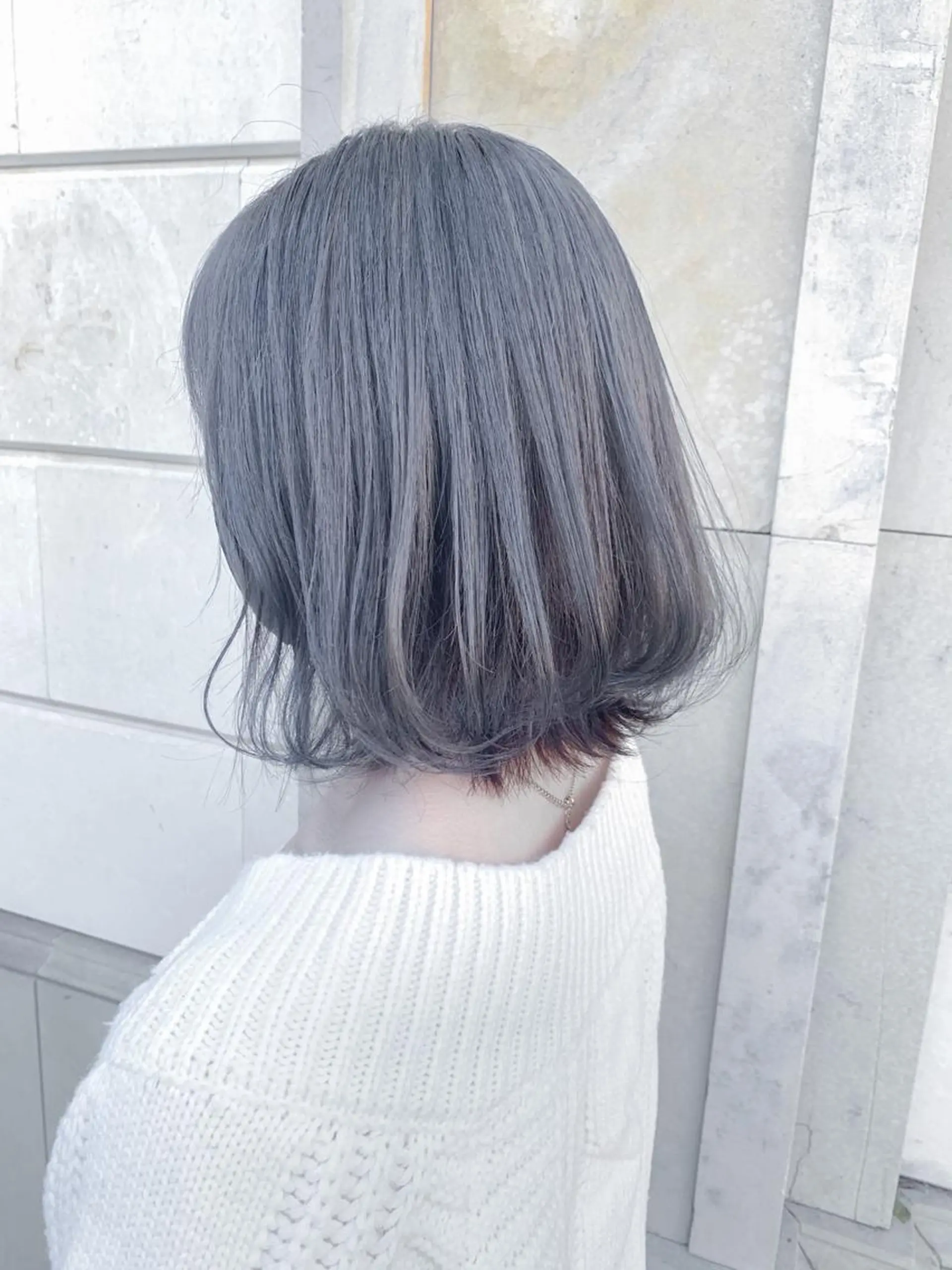 ショート カラー ヘアアレンジ ヘアカラー トリートメント yuka .のヘアスタイル