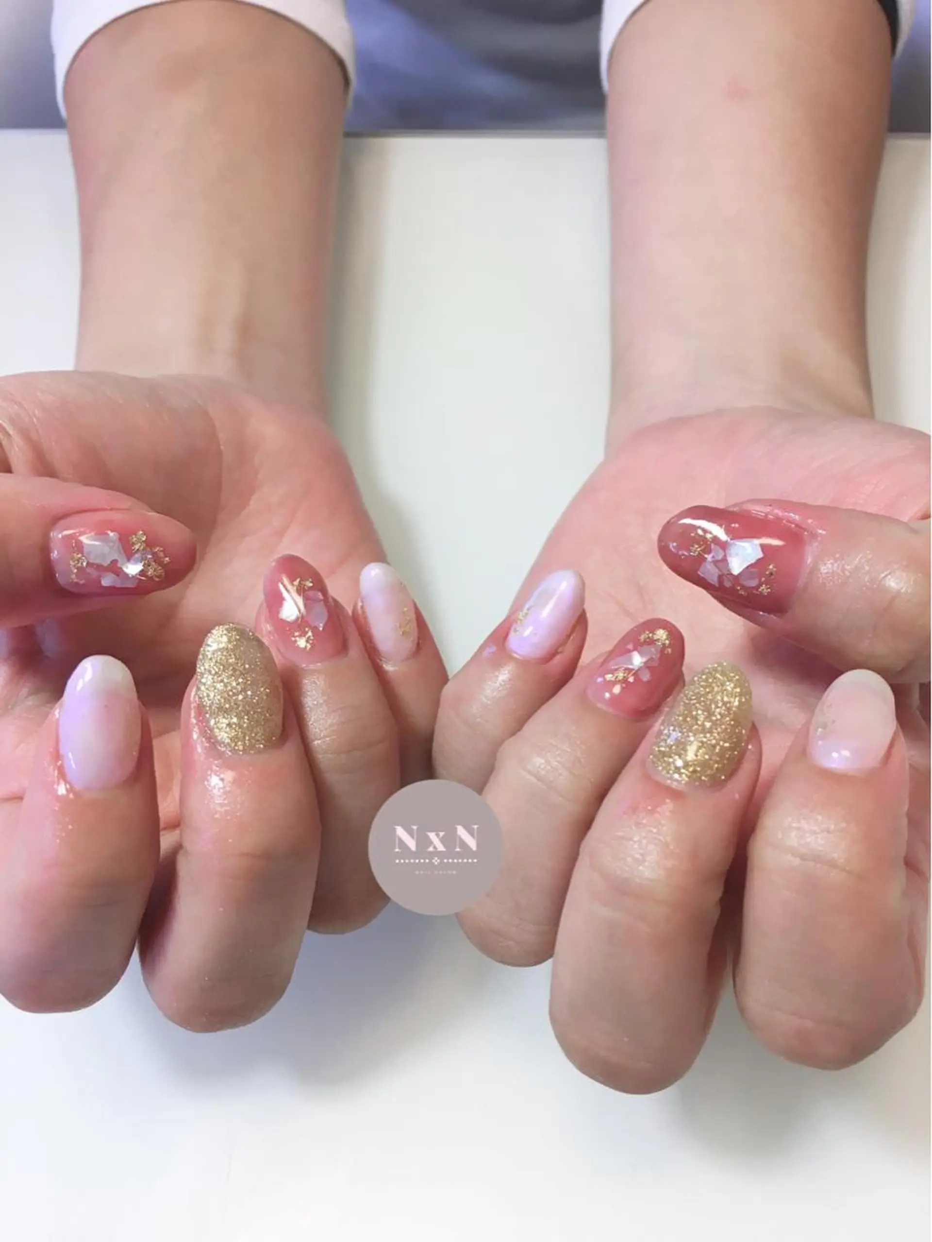 ネイル ジェルネイル ぷっくりネイル 春ネイル nail salon N×Nのネイルデザイン