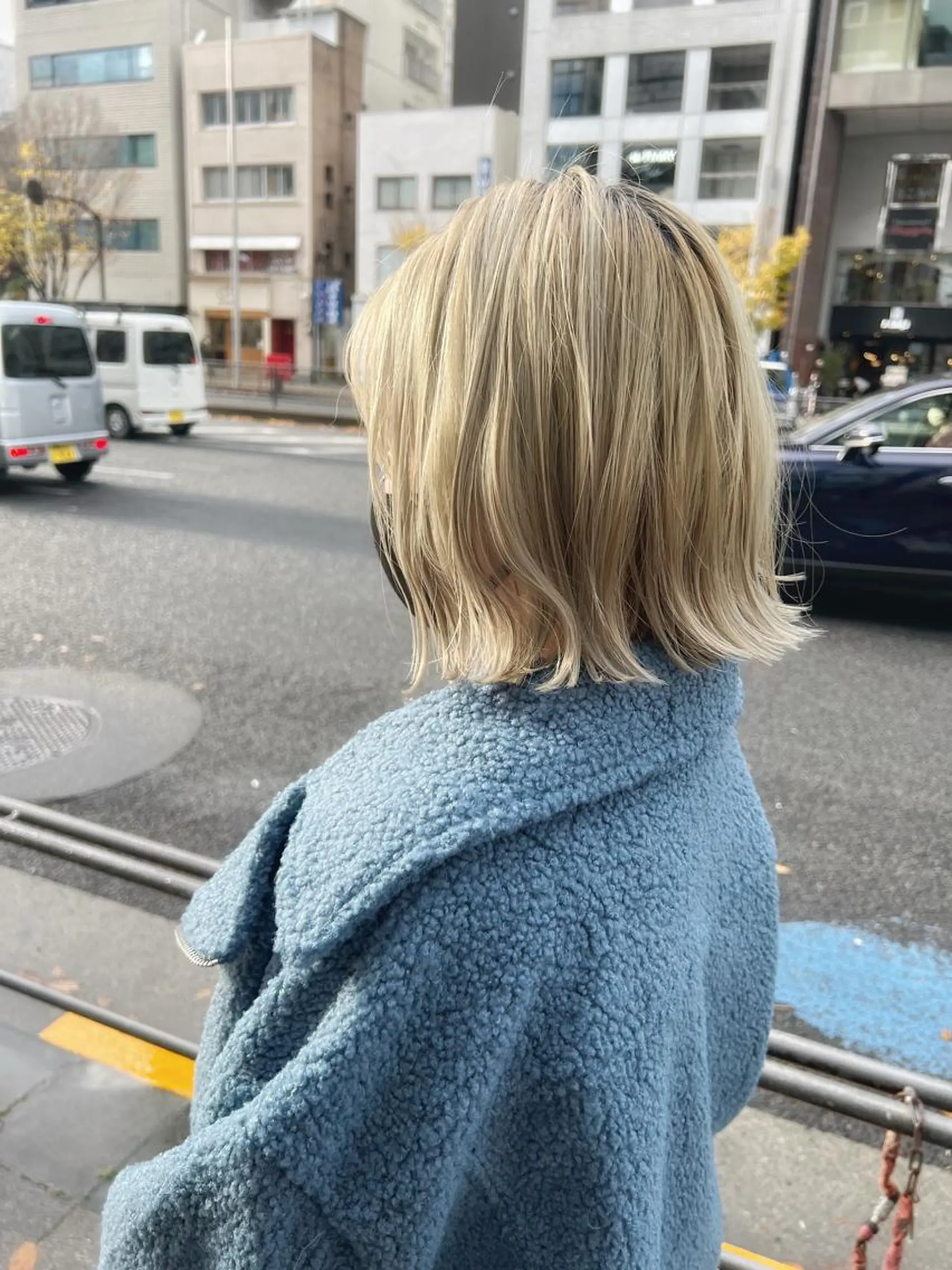 ショート 縮毛矯正/レイヤー/ 表参道/OMAEのヘアスタイル
