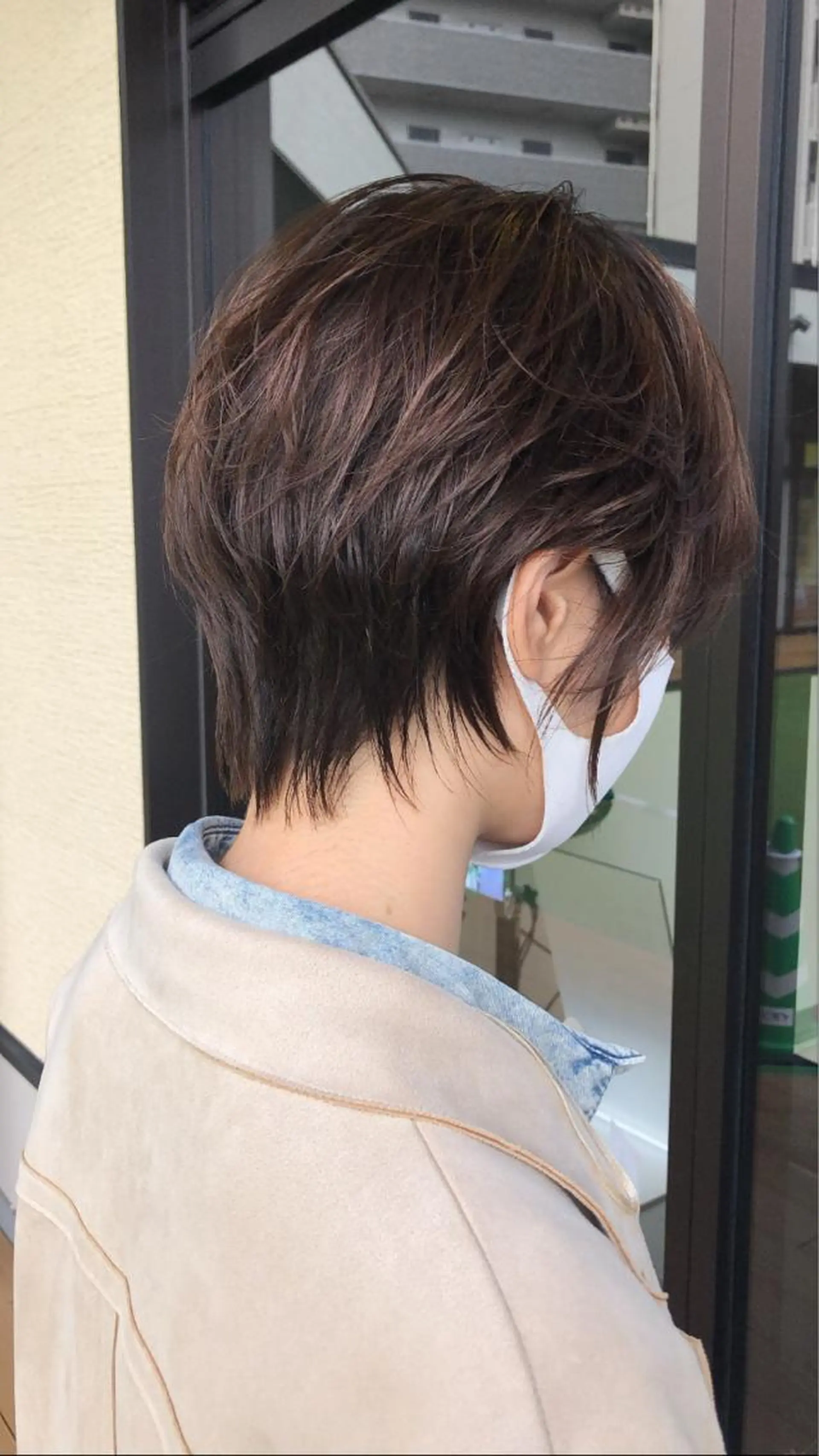 ショート カラー ショートボブ ボブ ショートヘア メンズヘア特化 崎田 成人のヘアスタイル