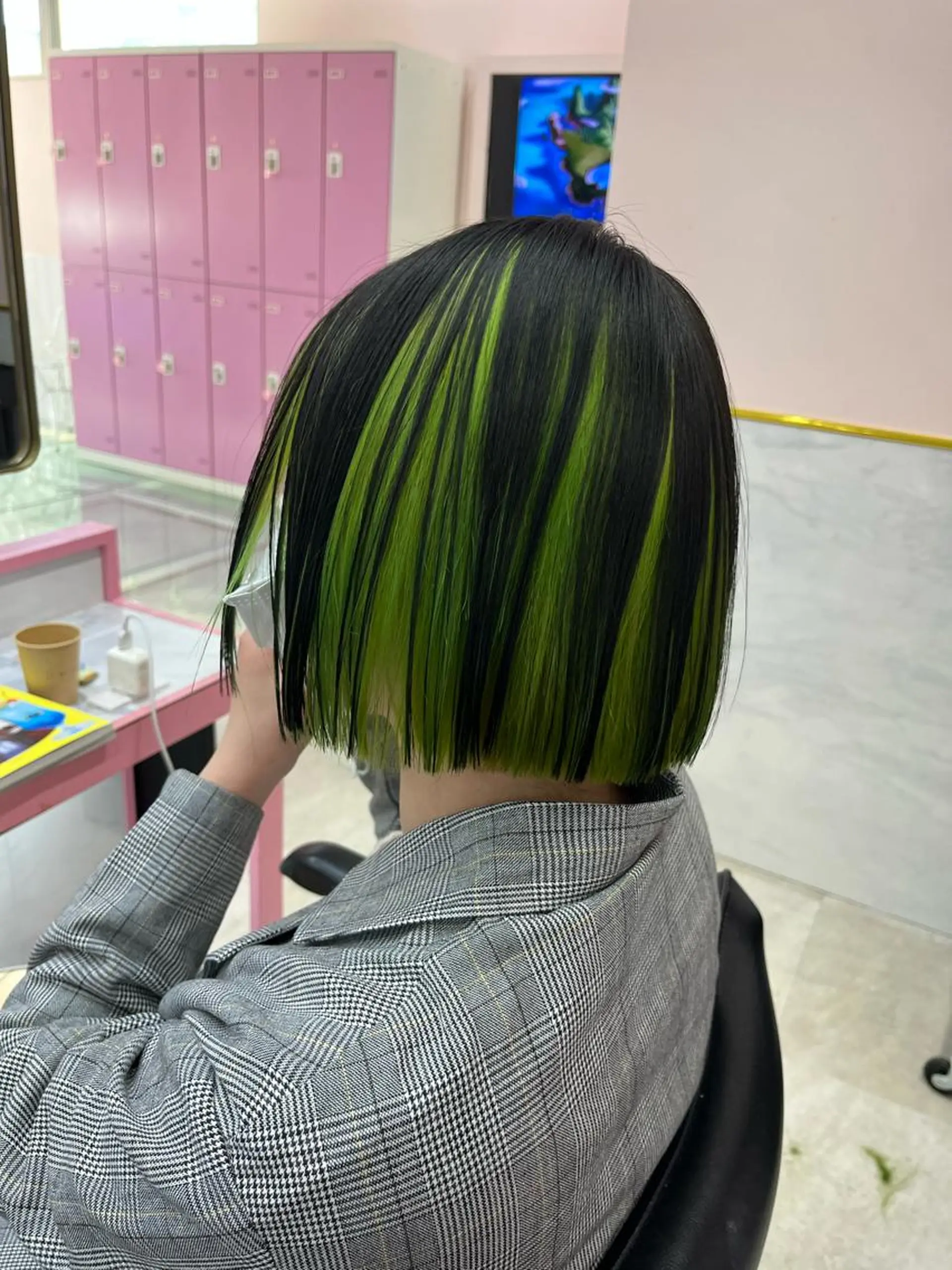 カラー 黒髪 ブリーチ ヘアカラー トリートメント ヘアセット 楓🦋韓国系レイヤー / 透明感カラー🤍のヘアスタイル