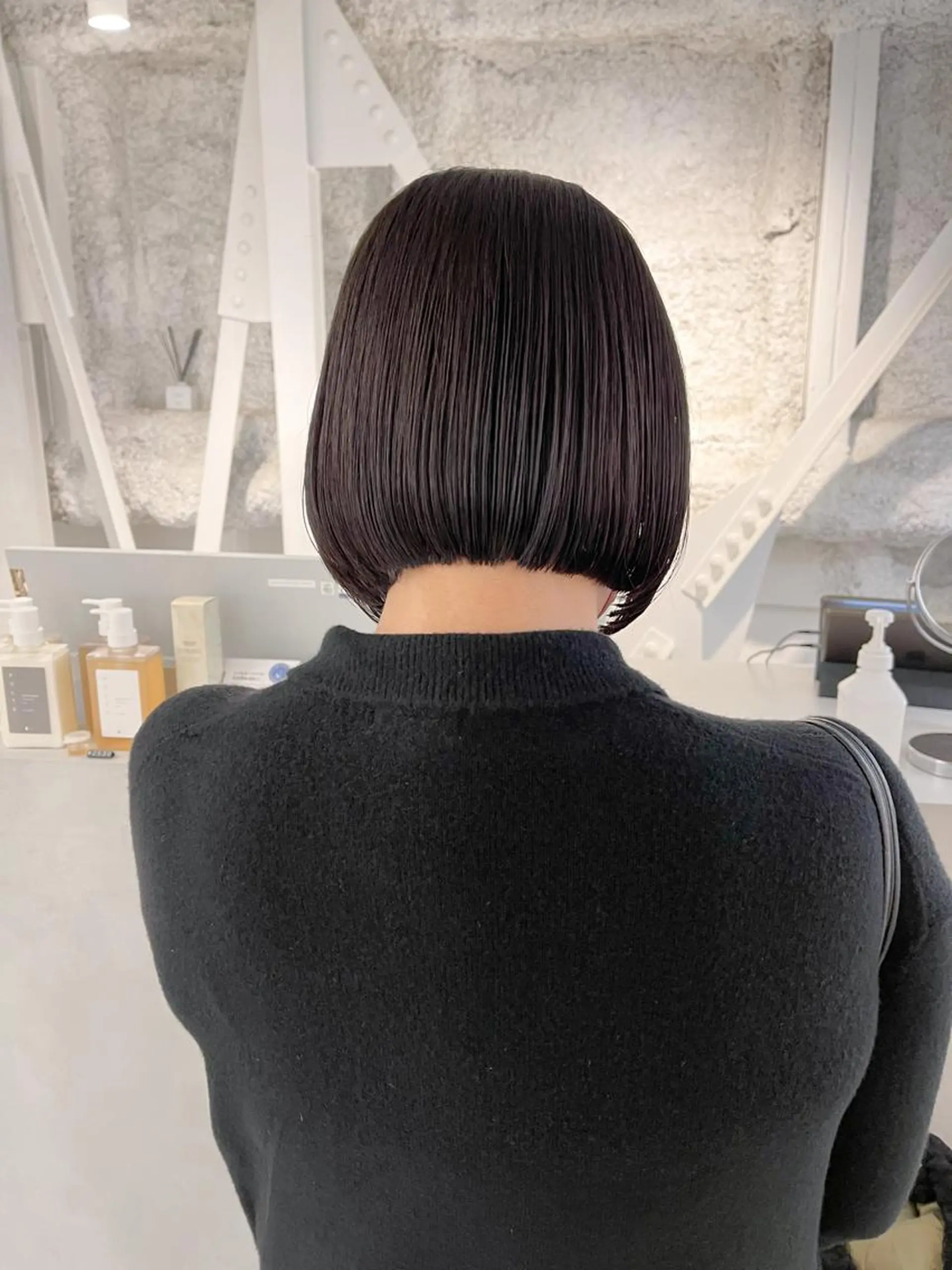 ミディアム カラー ボブ カット ヘアカラー 川本 裕🌿のヘアスタイル