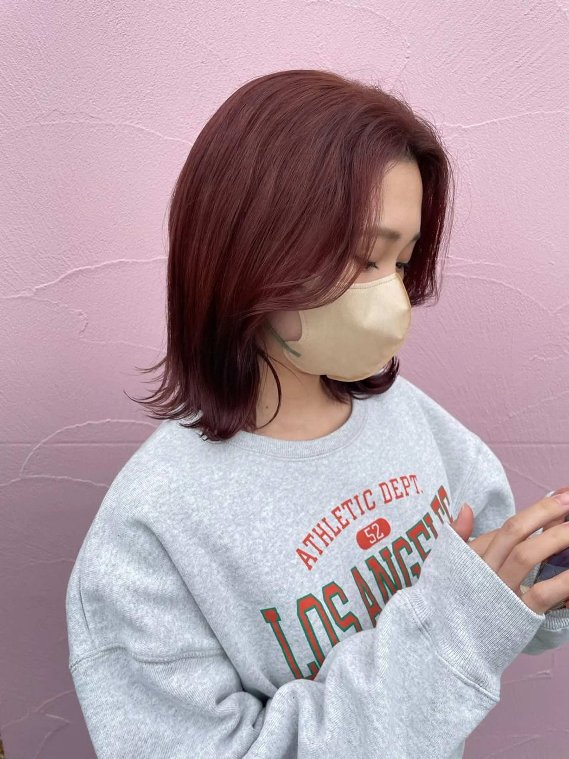 カラー ひなた ブリーチ/渋谷のヘアスタイル