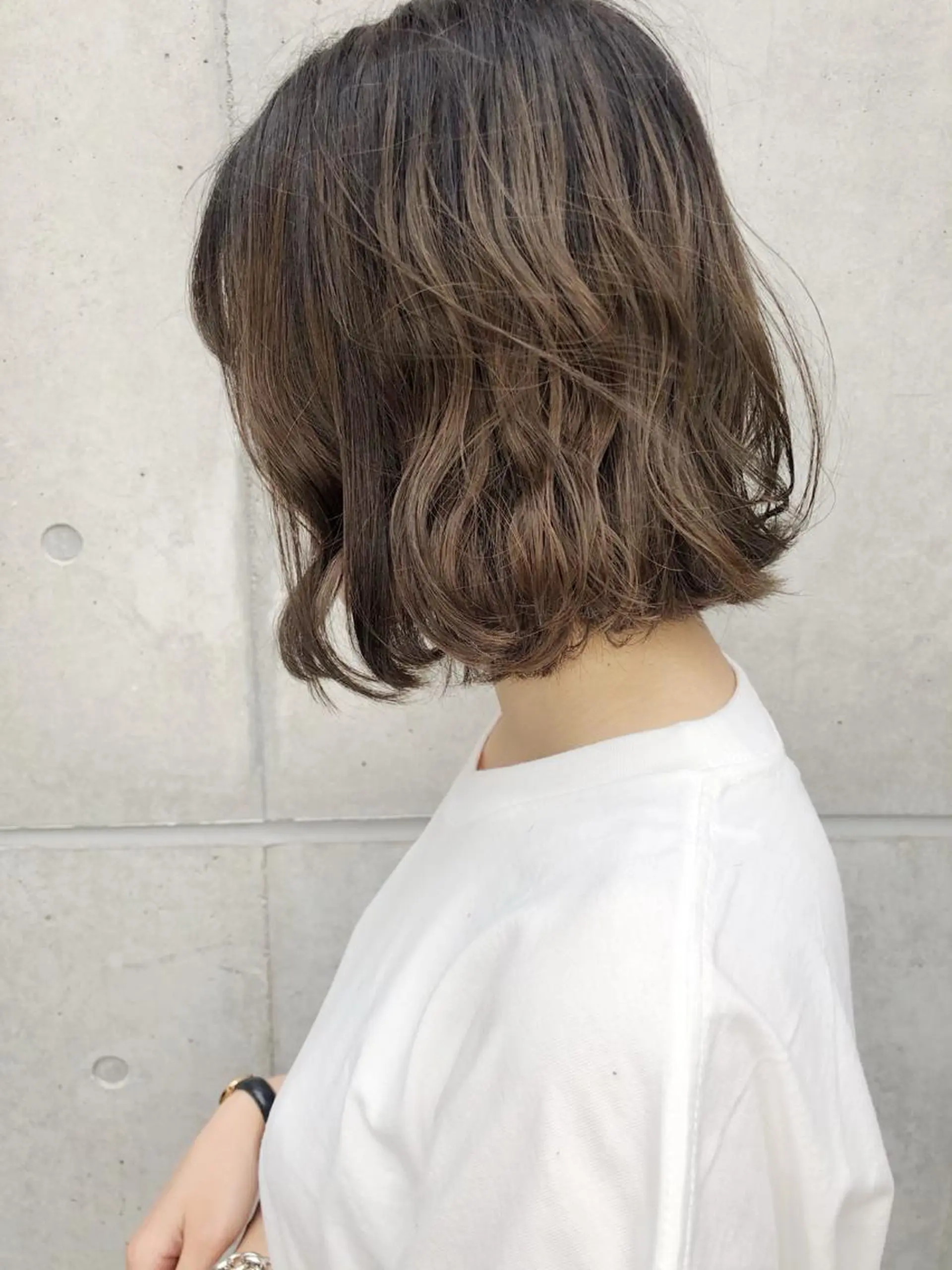 ショート 切りっぱなしボブ ボブ 外国人風カラー ハイライト レイヤーカット ショート職人 美容師【KENTA】のヘアスタイル