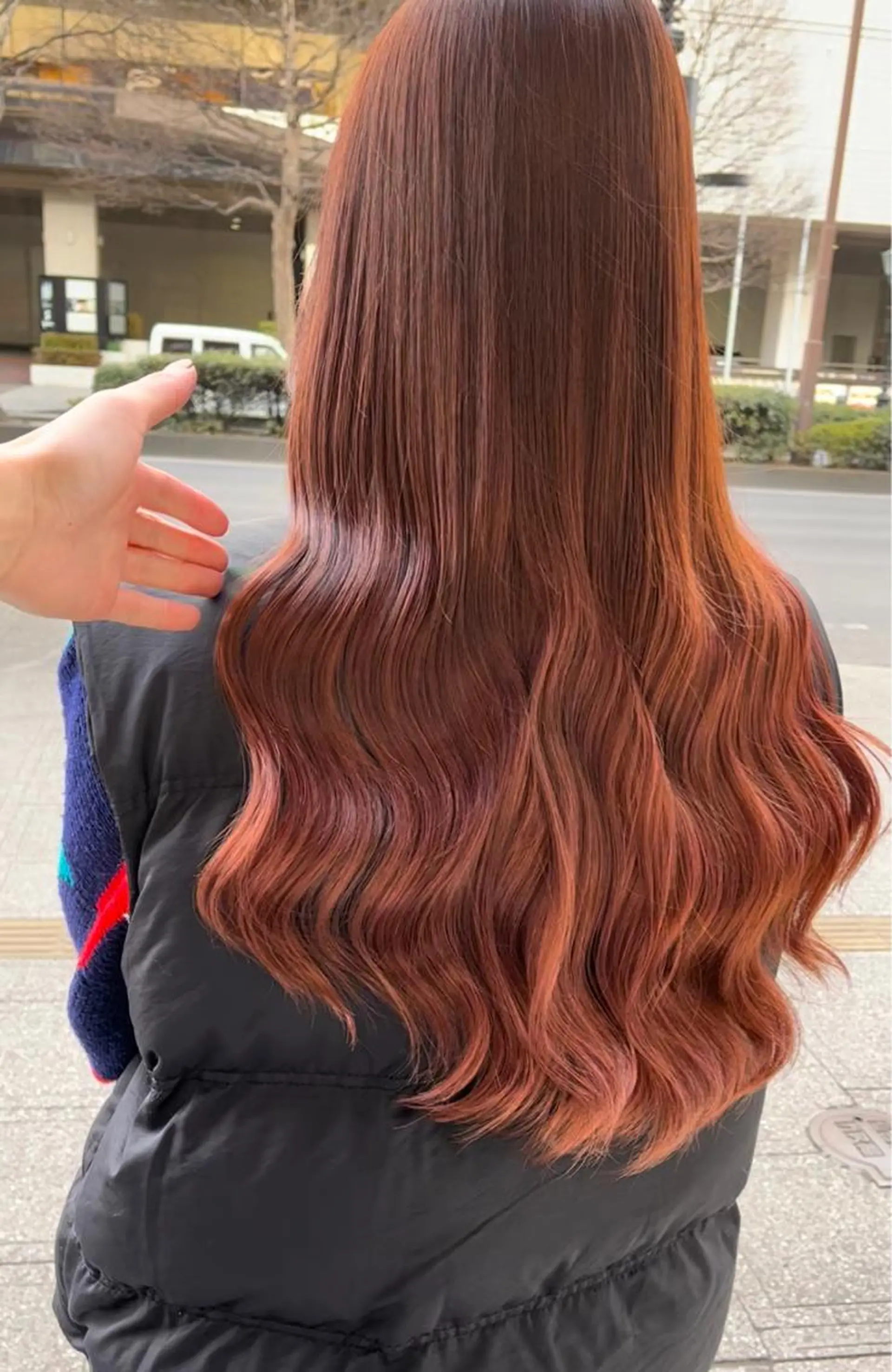 ロング カラー ヘアカラー トリートメント さいとう つかさのヘアスタイル