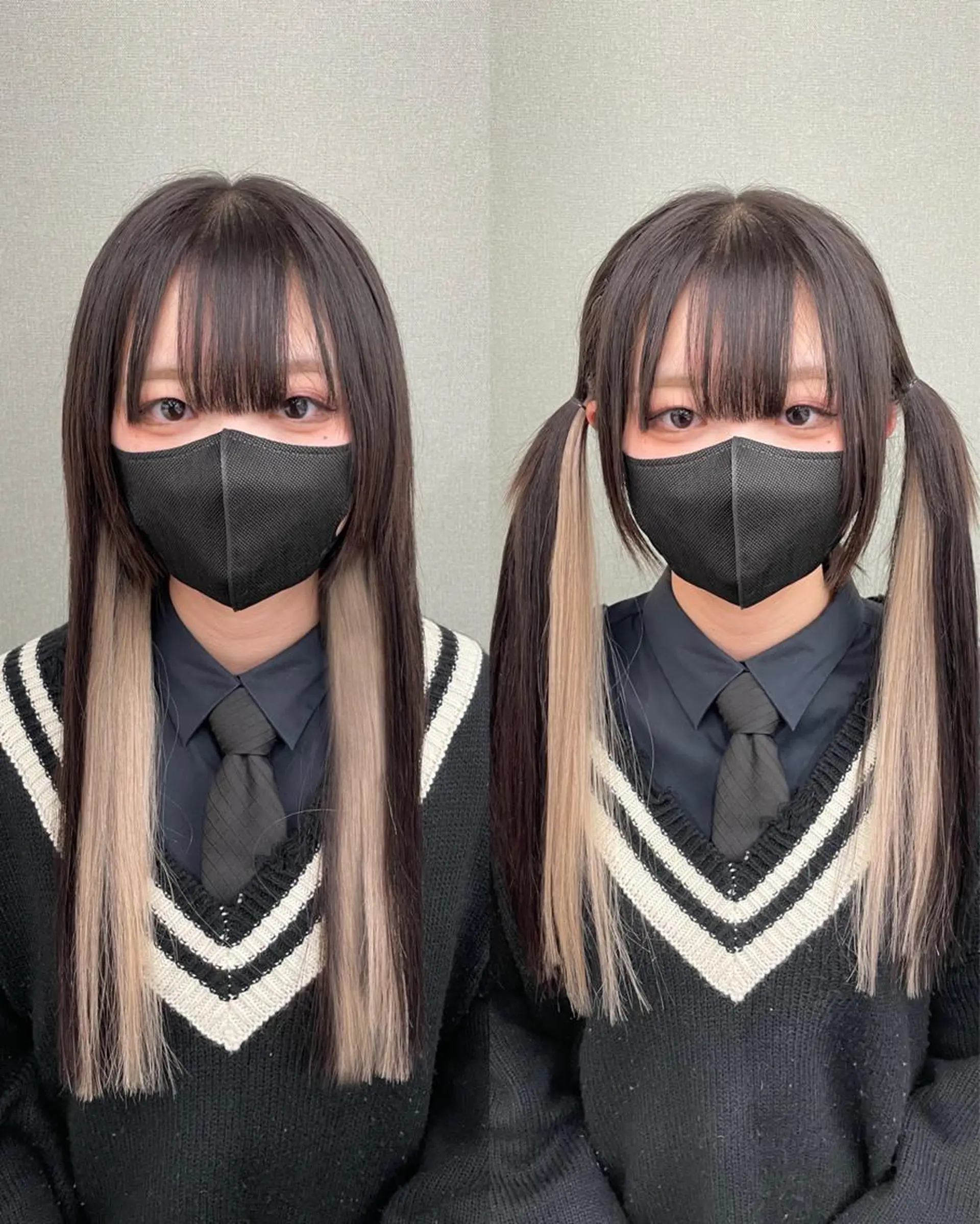 ロング カラー ヘアアレンジ プルエクステ エクステ ロング エクステ 🎀プルエクステ みまひかる🎀のヘアスタイル