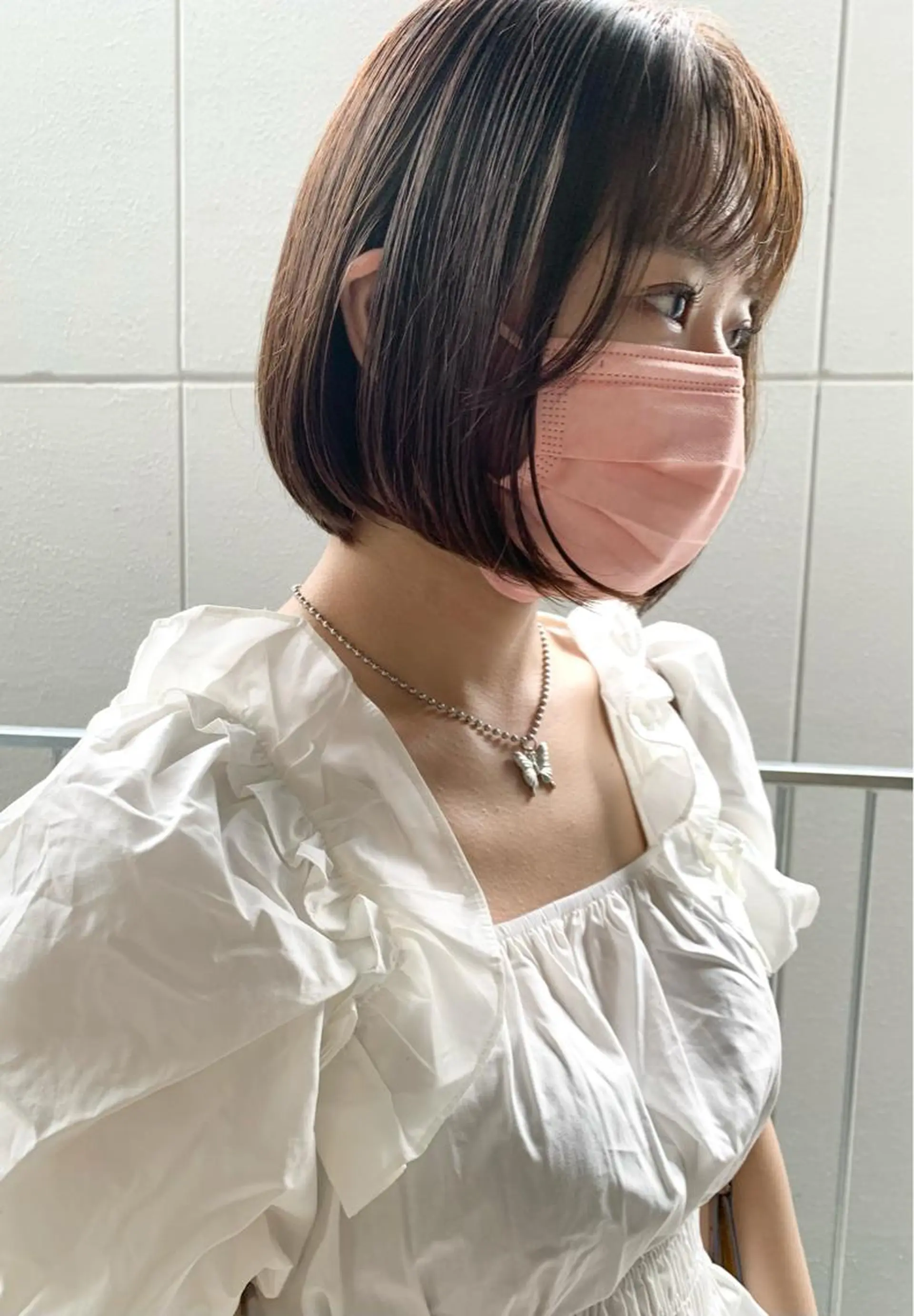 ショート カラー カット 樫原裕二/レイヤー カット/透明感カラーのヘアスタイル