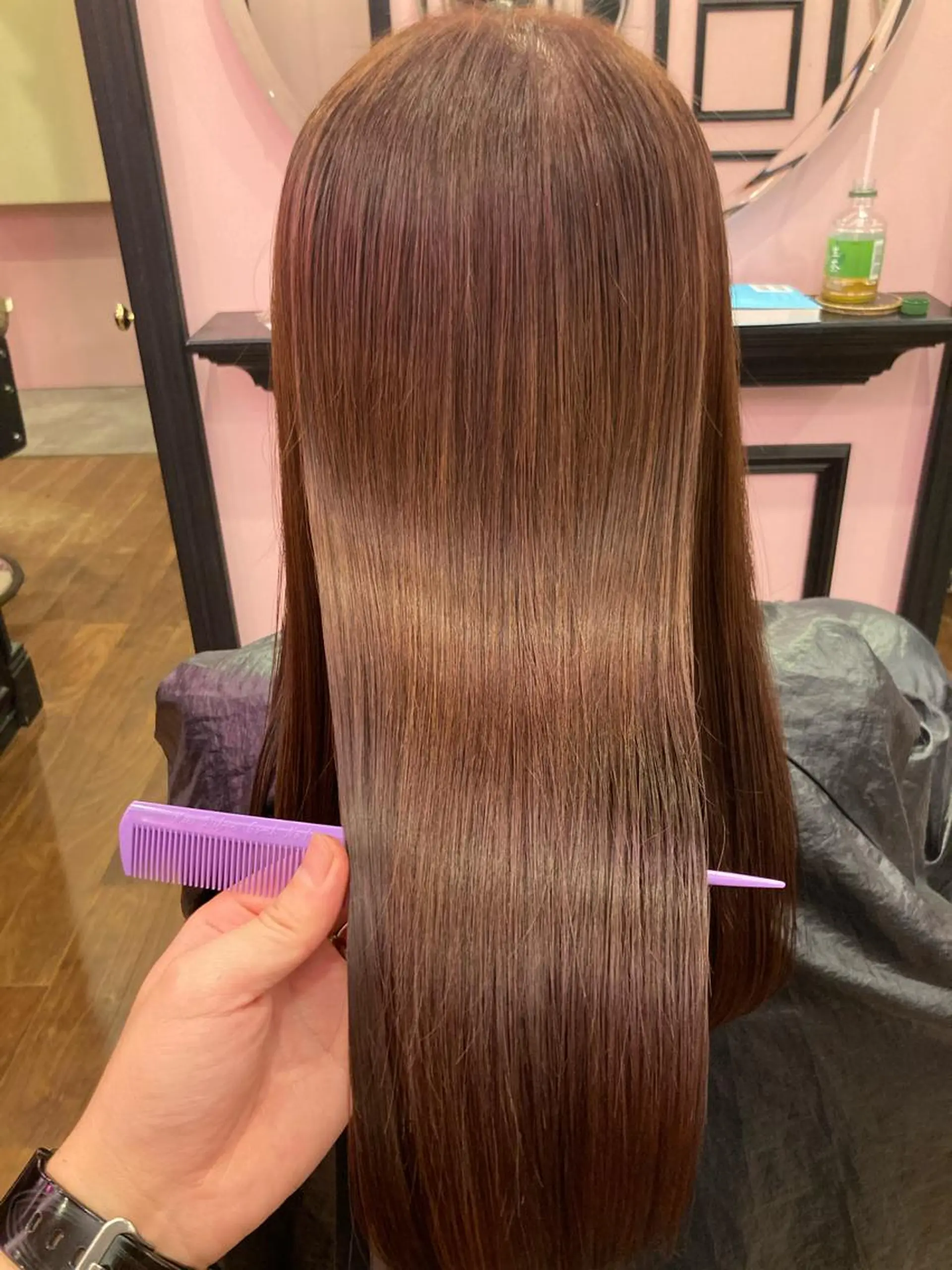 ロング カラー パーマ 髪質改善 縮毛矯正 カット ヘアカラー トリートメント ✨髪質改善縮毛矯正✨ 宇田川修平のエステ・リラクイメージ