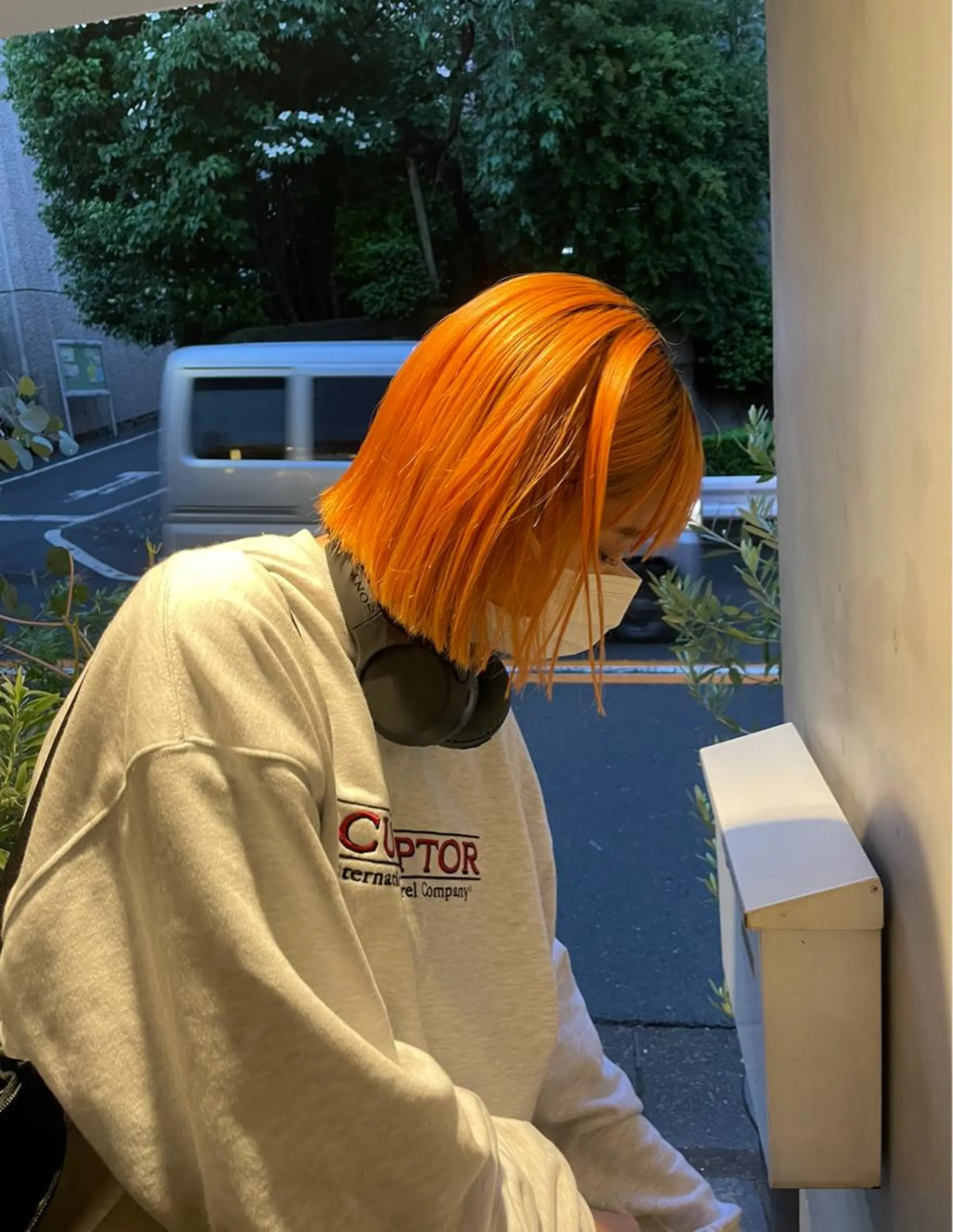 ミディアム カラー ヘアアレンジ ミディアムパーマ バレイヤージュ ブリーチ ケアブリーチ デザインカラー ヘアカラー トリートメント ヘアセット スパイラルパーマ 🌐hina⭐️のヘアスタイル