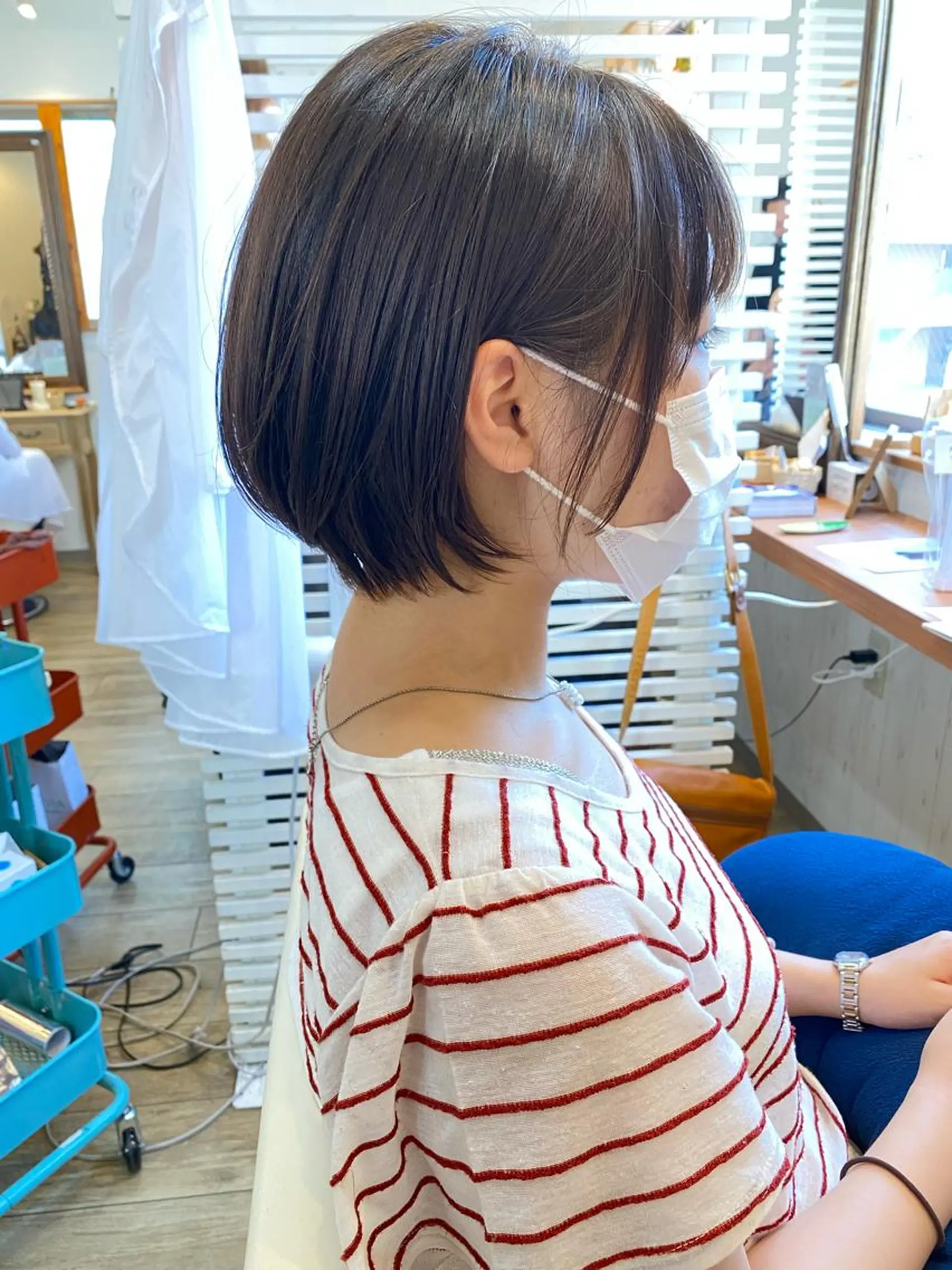 ショート ショート、ボブ シマダマサトのヘアスタイル