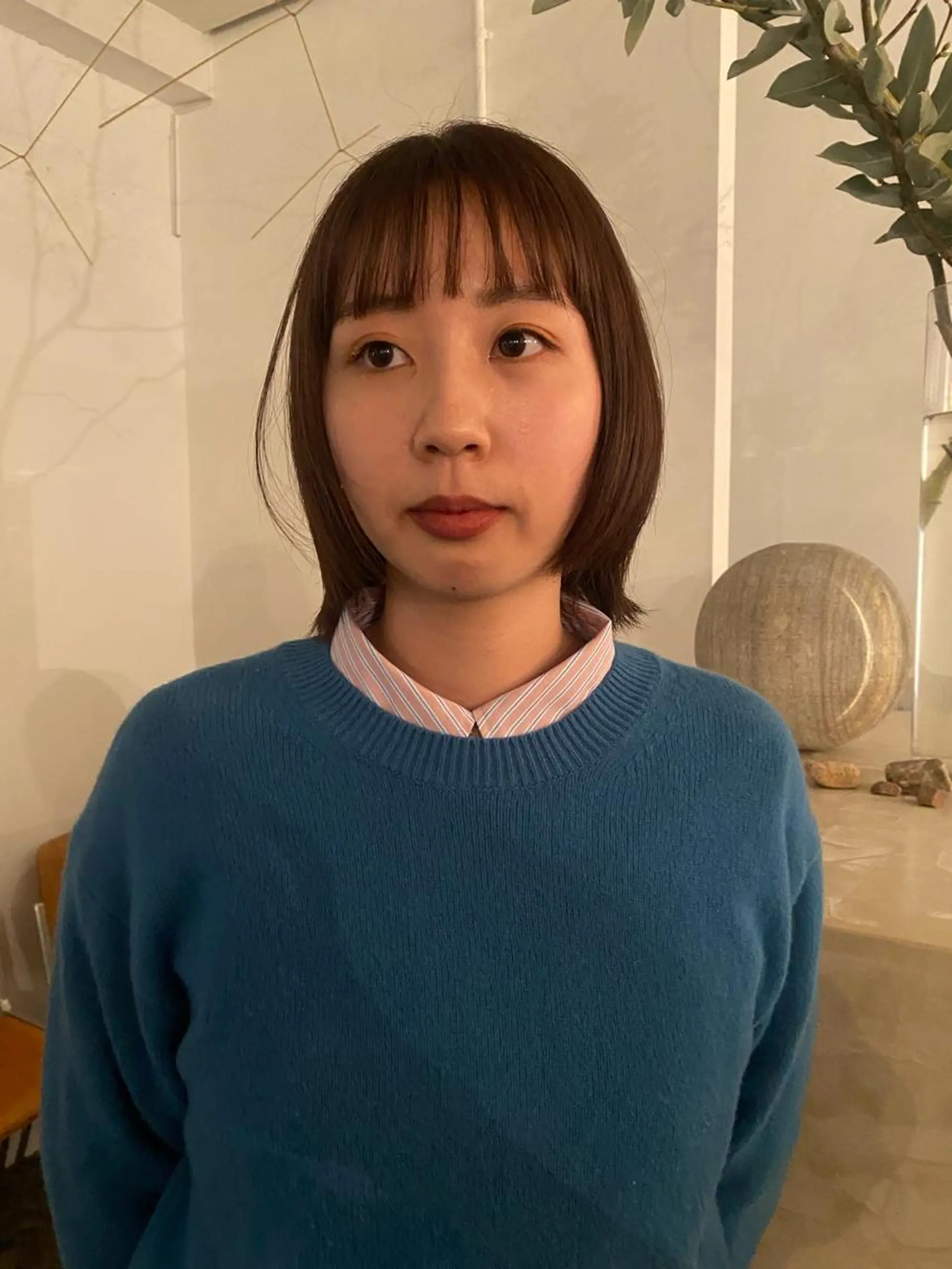 ショート カラー 原 瑞希のヘアスタイル