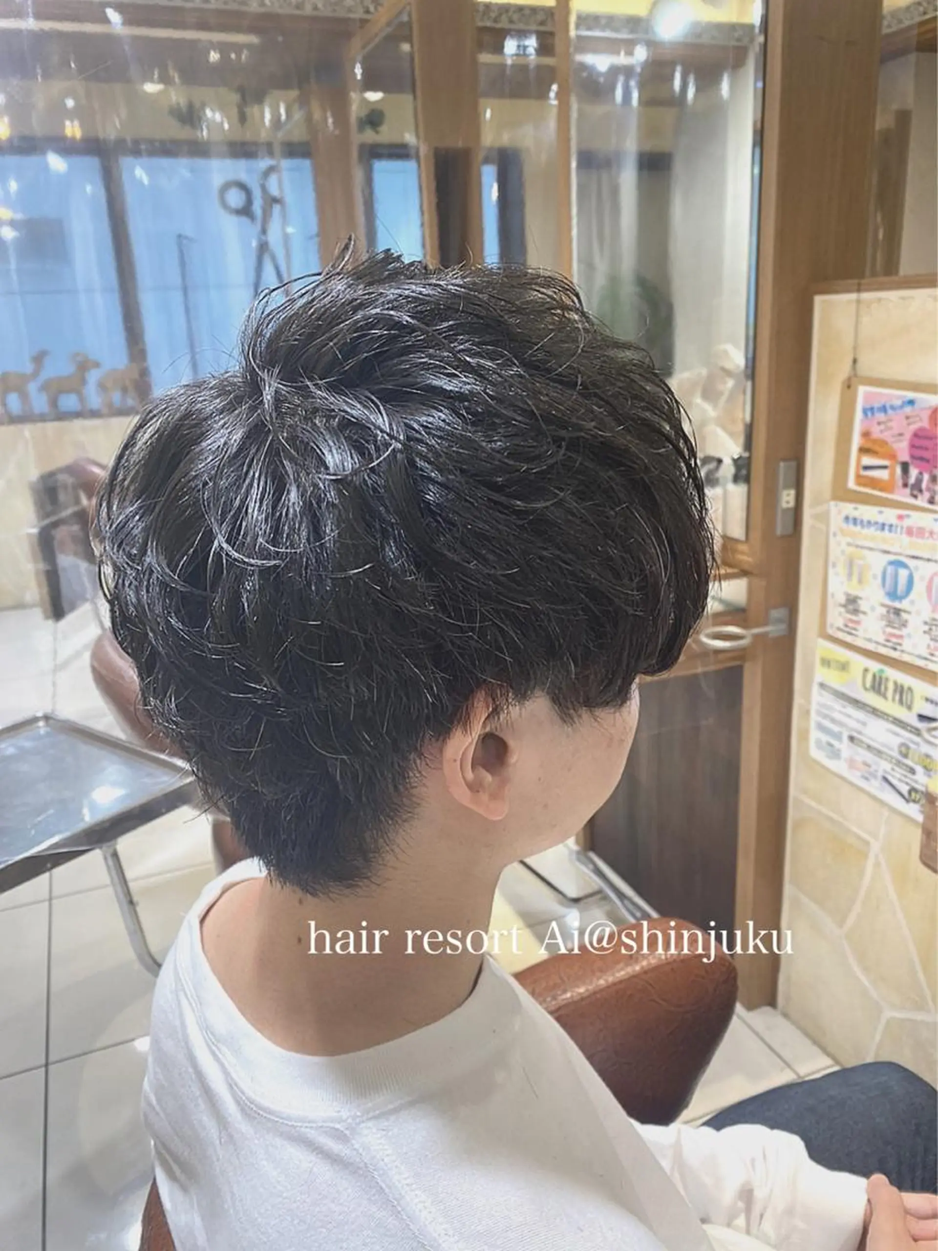 ショート パーマ くせ毛 ♡ヘアアレンジ♡ naraのヘアスタイル