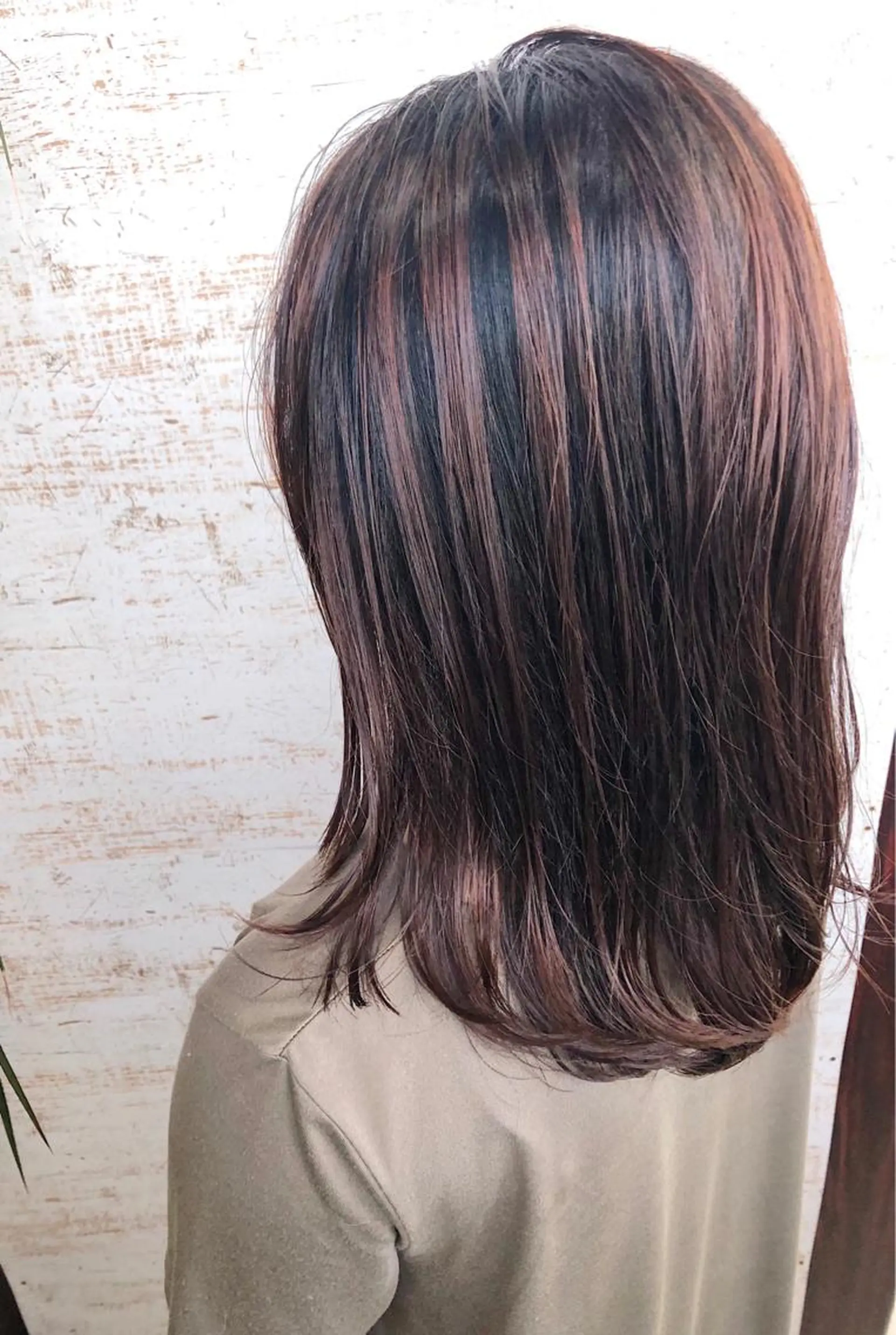 ミディアム カラー ケアブリーチ /髪質 改善/古橋圭史郎のヘアスタイル