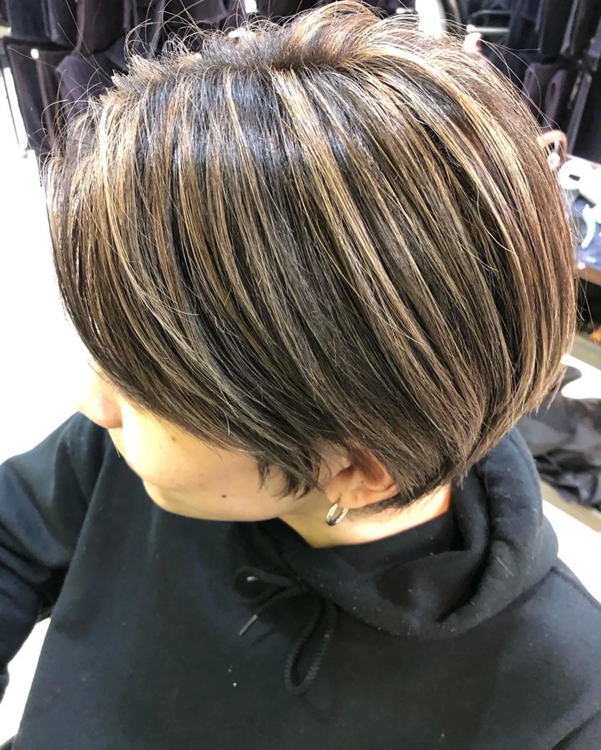 ショート カラー パーマ ヘアアレンジ メンズ メンズバレイヤージュ メンズブリーチ メンズハイライト メンズハイトーン メンズインナーカラー yasu ヤスのヘアスタイル
