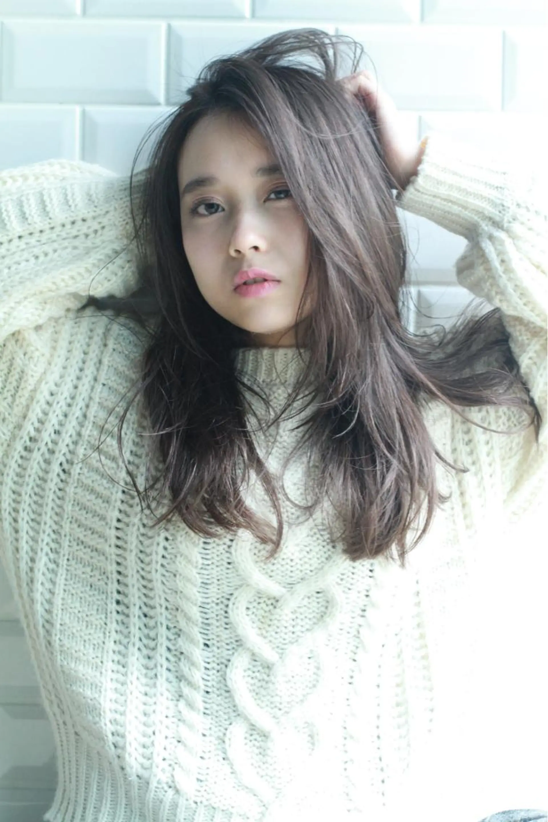 セミロング カラー カット ヘアカラー トリートメント APPiiS所属・丸茂 聖名のヘアスタイル