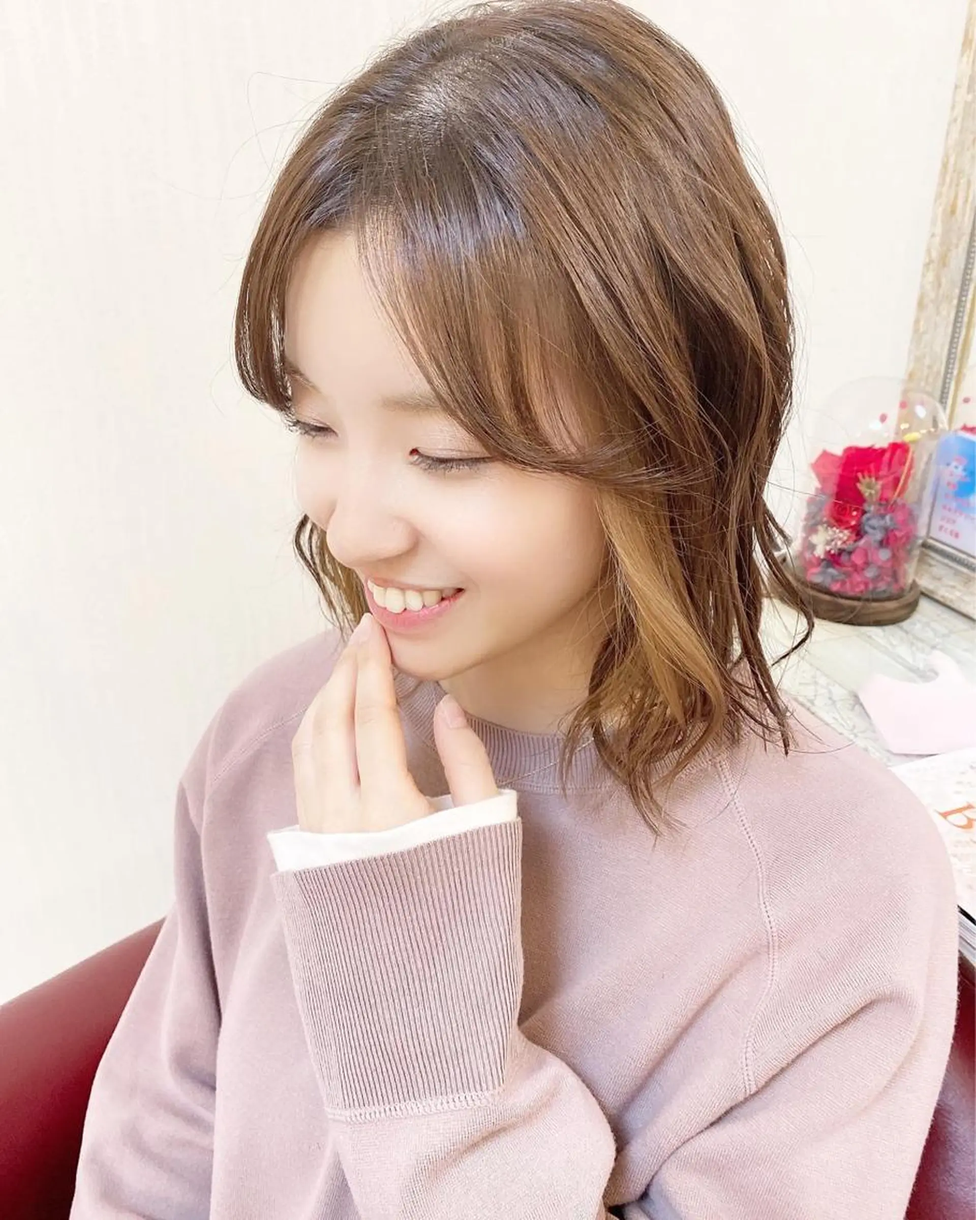 ミディアム カラー インナーカラー カット トリートメント YURI ✨のヘアスタイル