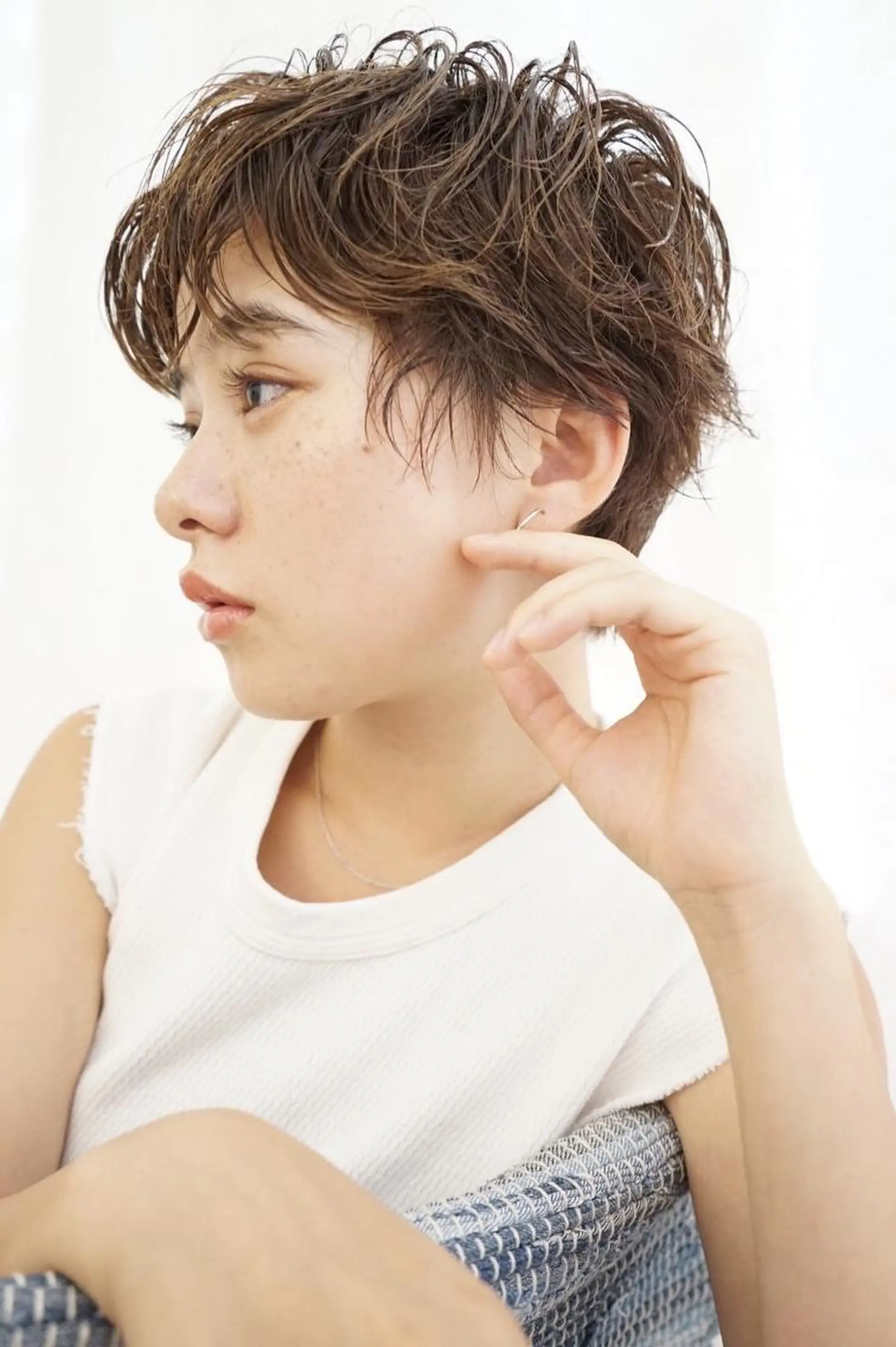 ショート カラー レイヤーカット✂️ 横浜No1♡下鳥翔子のヘアスタイル