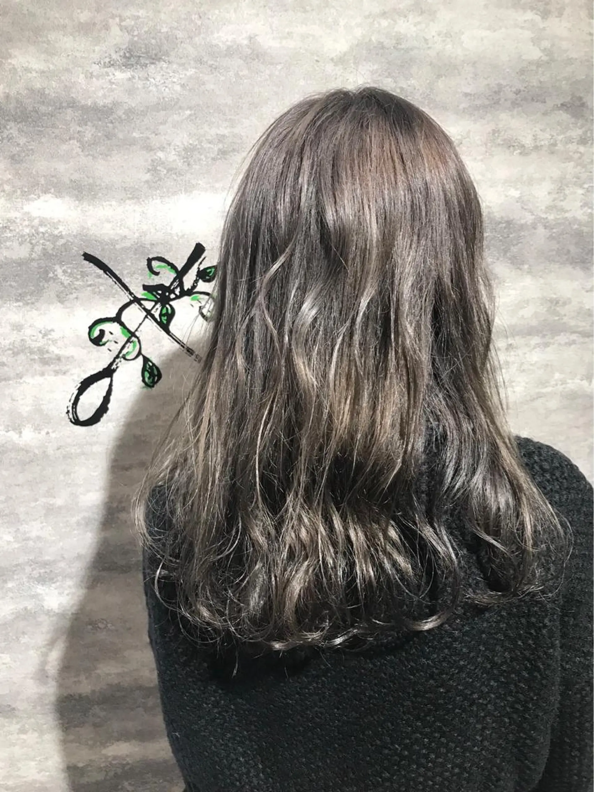ミディアム カラー シルバー 🫟Blanco🫟 Color&Careのヘアスタイル