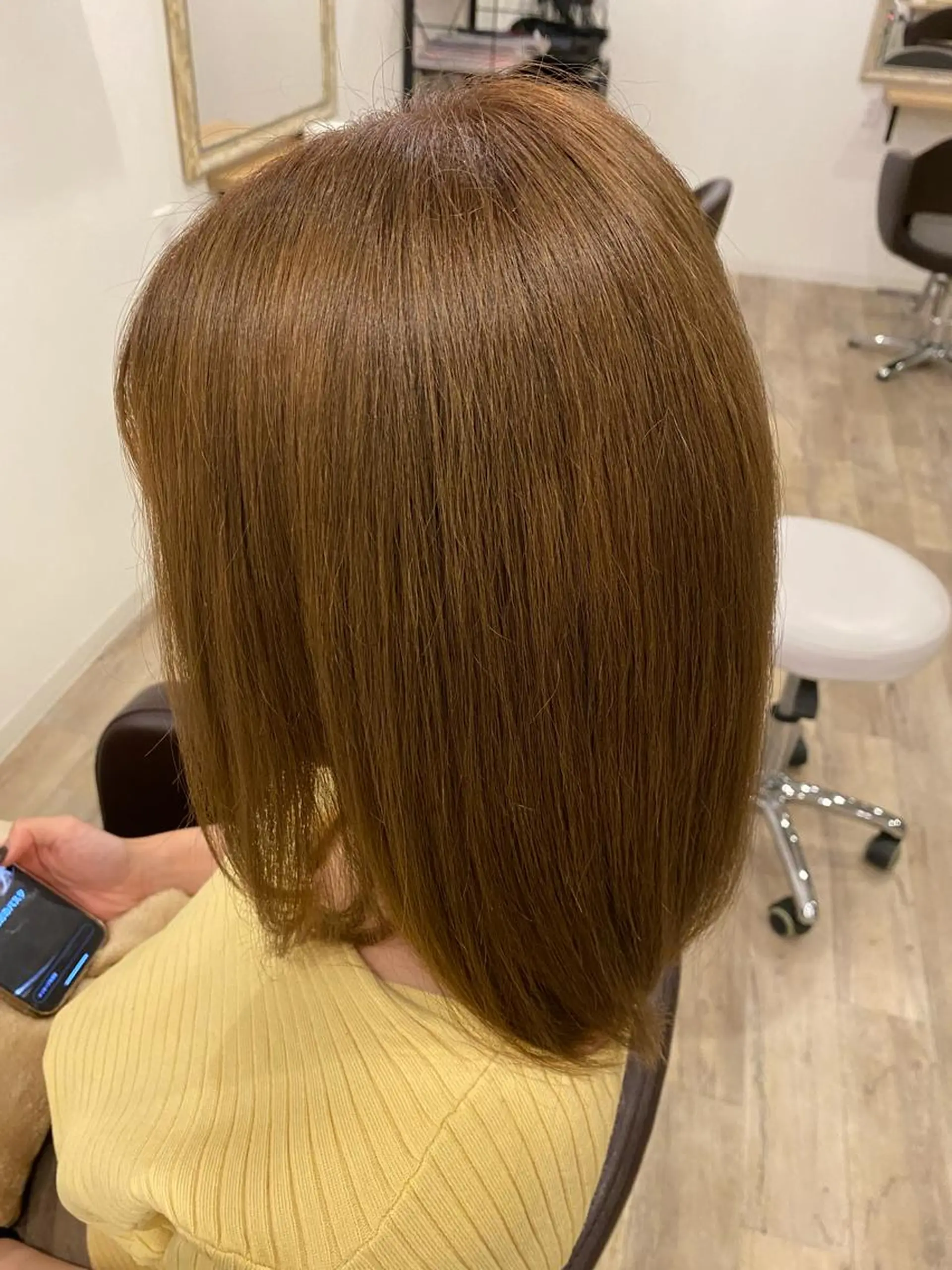 カラー ベージュカラー ミルクティーベージュ Kanari Ryuのヘアスタイル