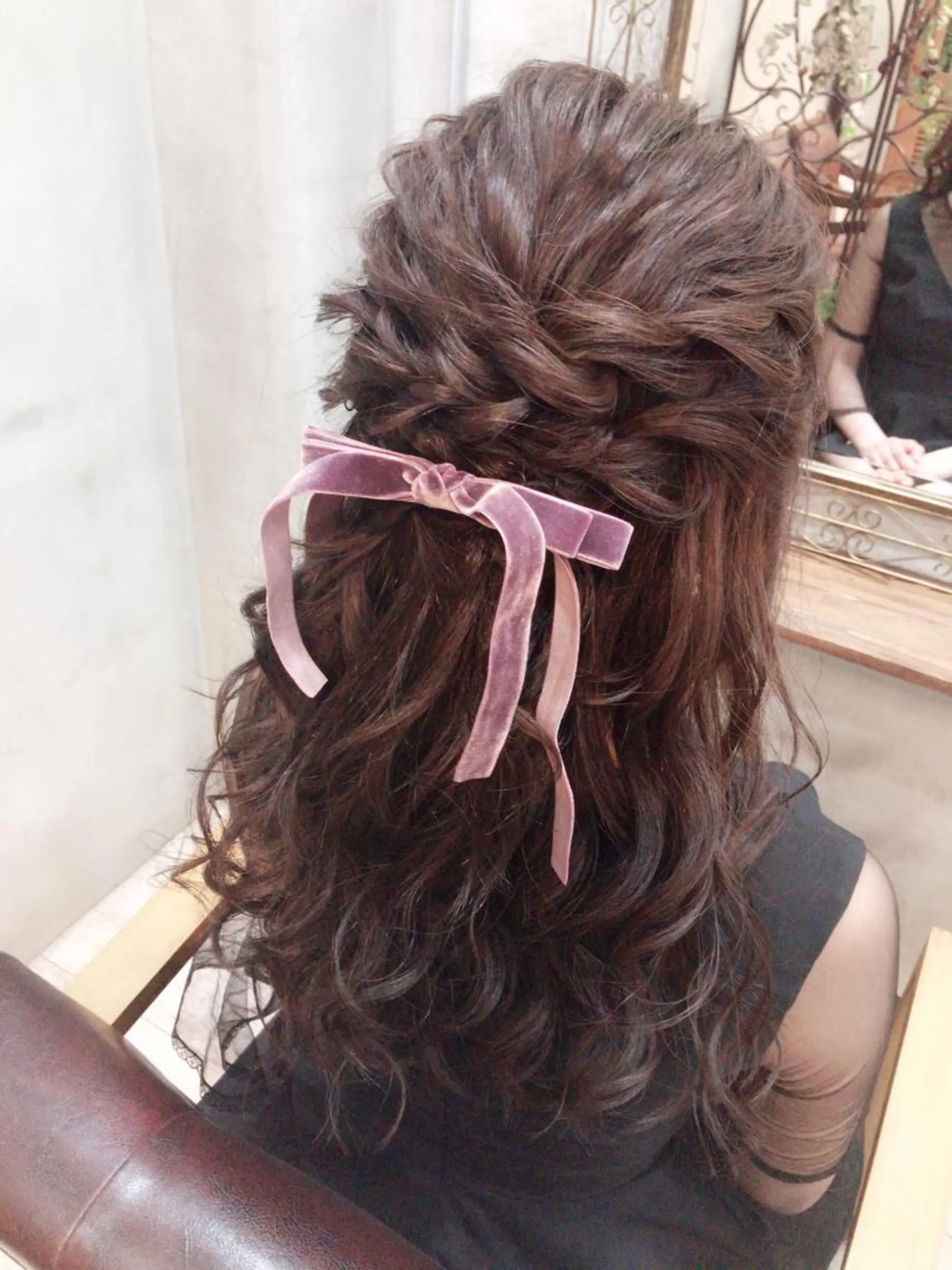 ロング まつパ・ヘアセット ♡Chinami♡のマツエク・マツパデザイン