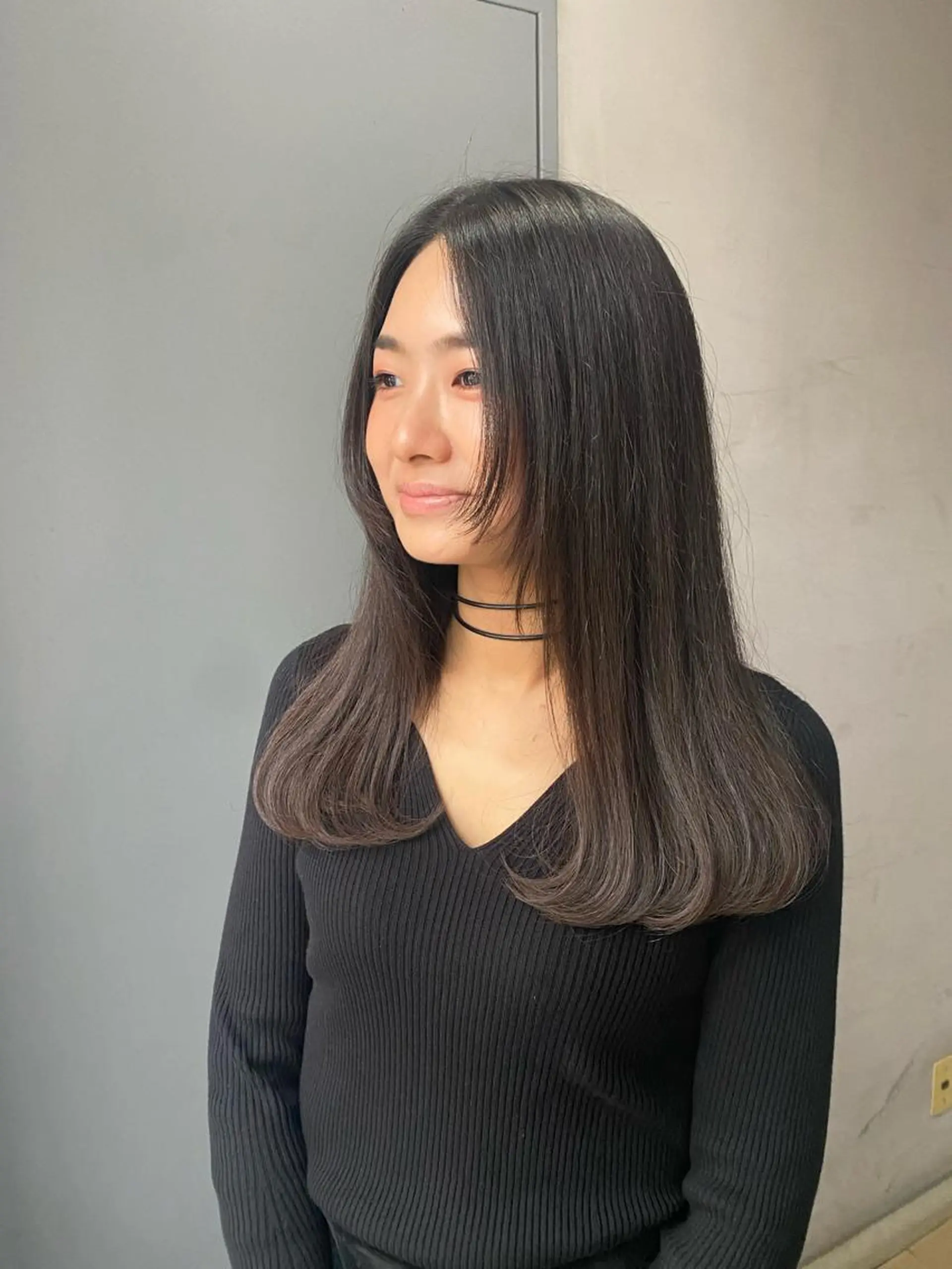 ロング 竹内 柚子のヘアスタイル