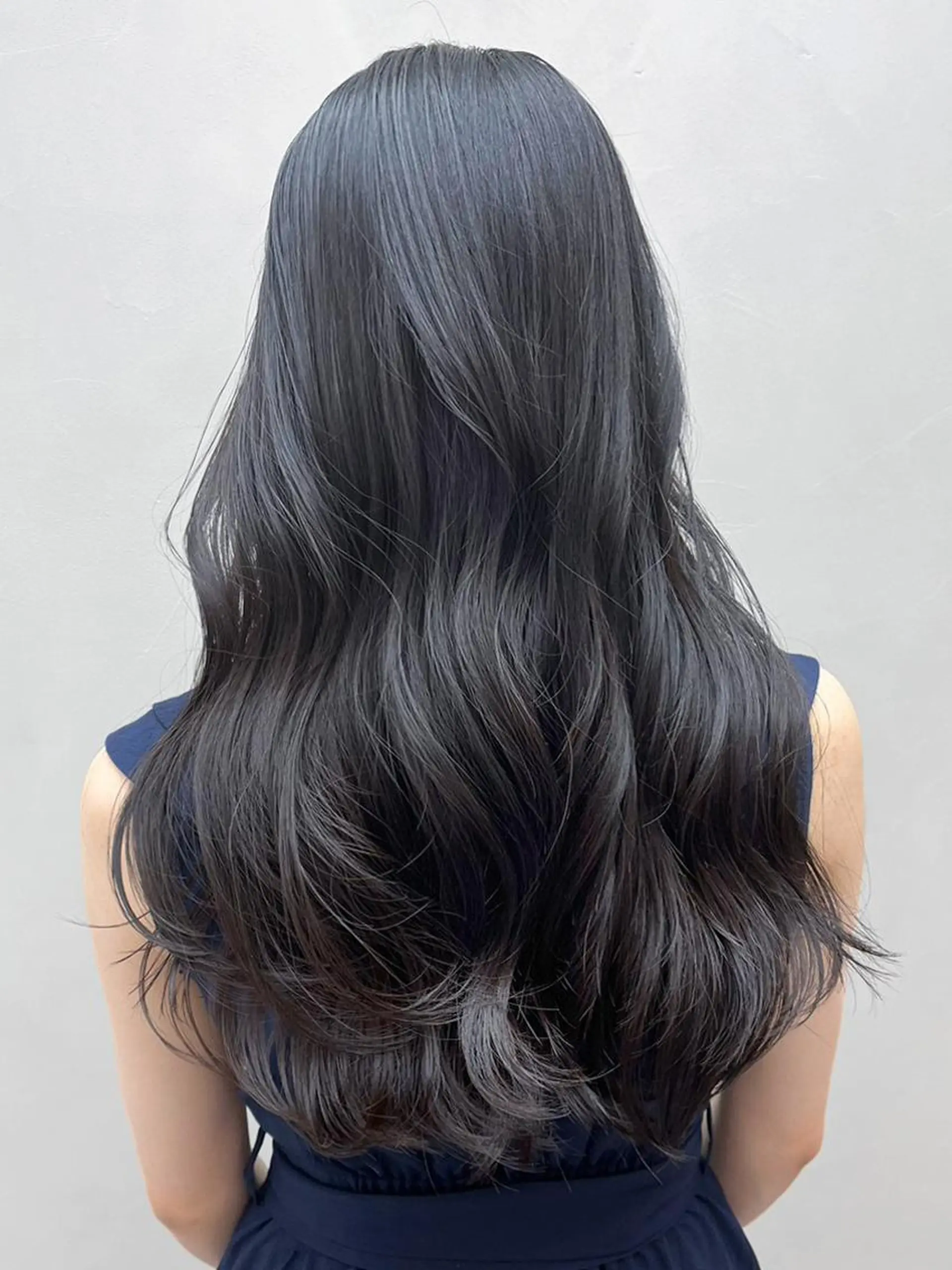 カラー セミロング ヨシンモリ カット ヘアカラー トリートメント ITbyALBUM 下北沢店のヘアスタイル