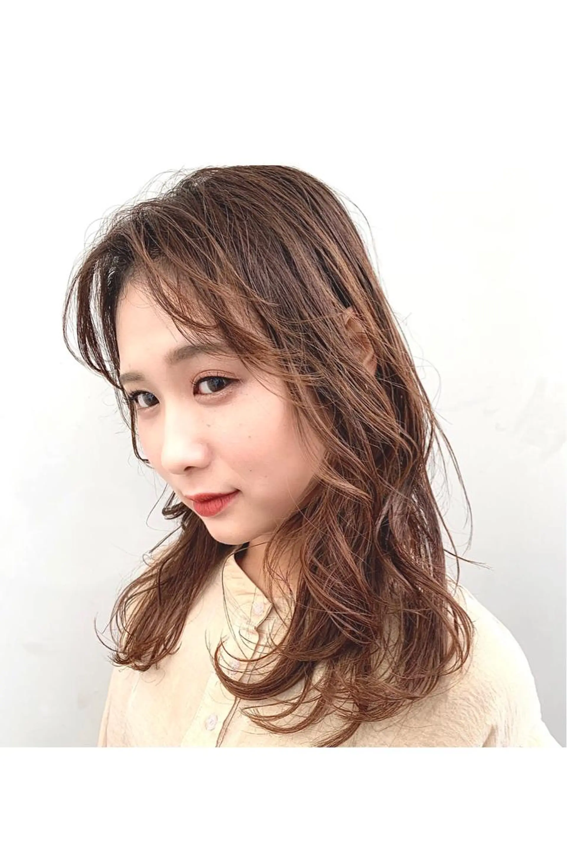 セミロング カラー パーマ カット パーマ トリートメント 似合わせショート kengoのヘアスタイル