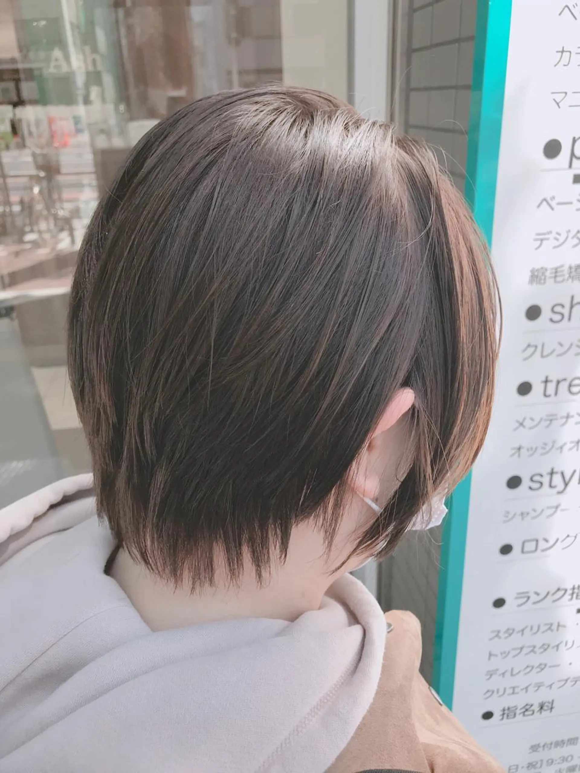 ショート ショートボブ ボブ ショートヘア Ash宮前平/パーマ /縮毛矯正/鈴木和也のヘアスタイル