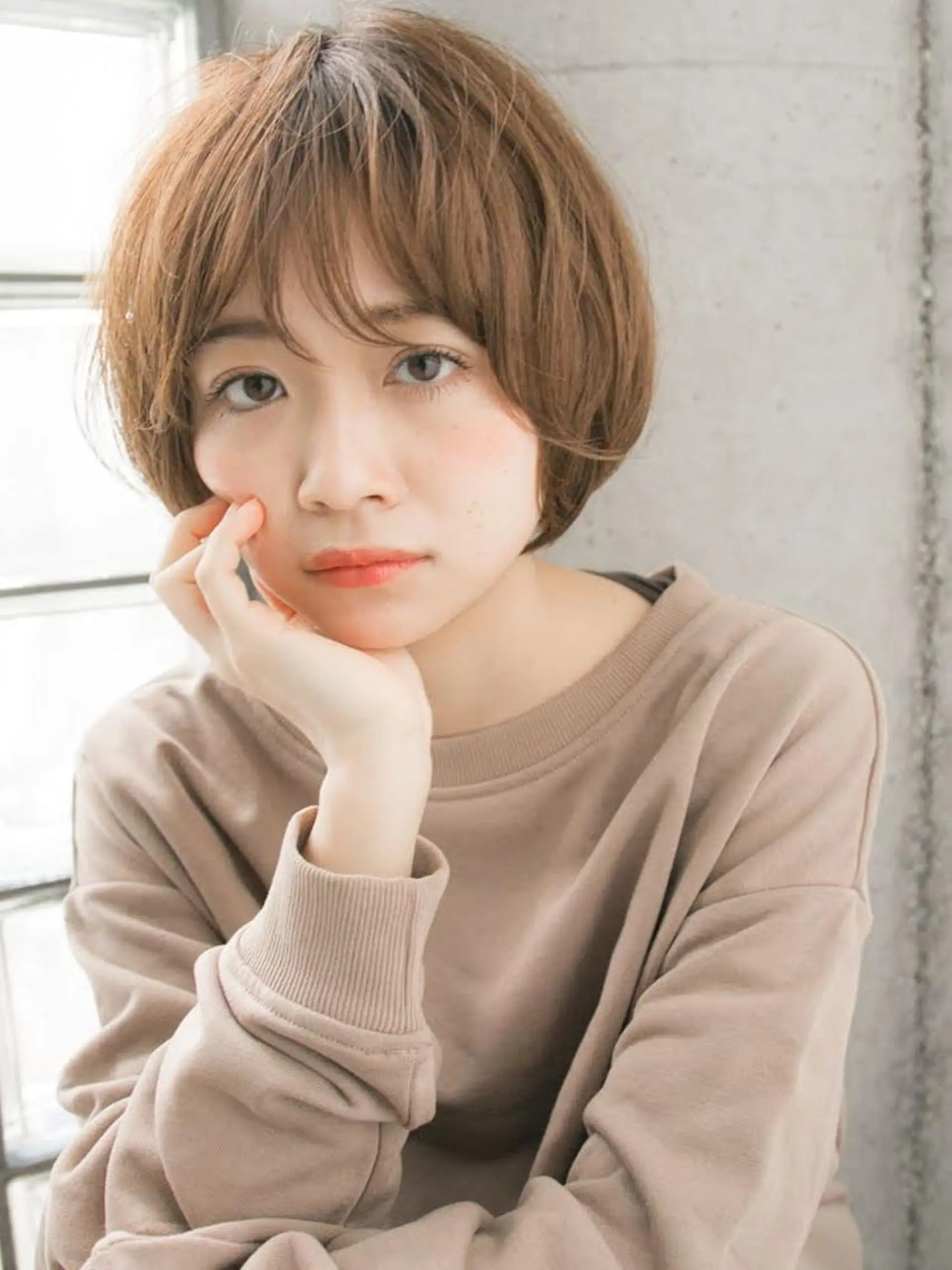 ショート カラー トリートメント 甲斐 敢のヘアスタイル