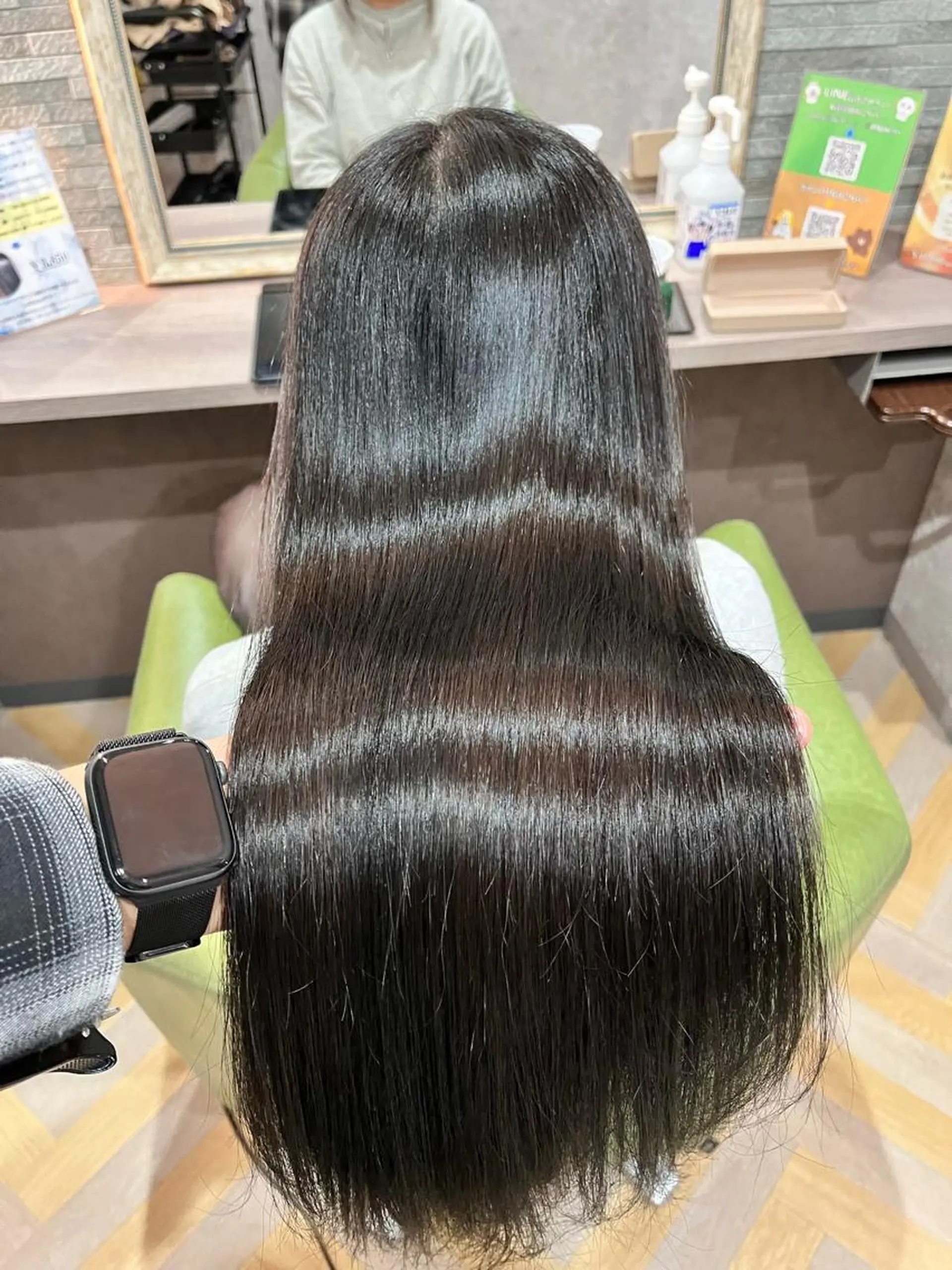 ロング カット 縮毛矯正 西林麗雄4月 空きあります！のヘアスタイル