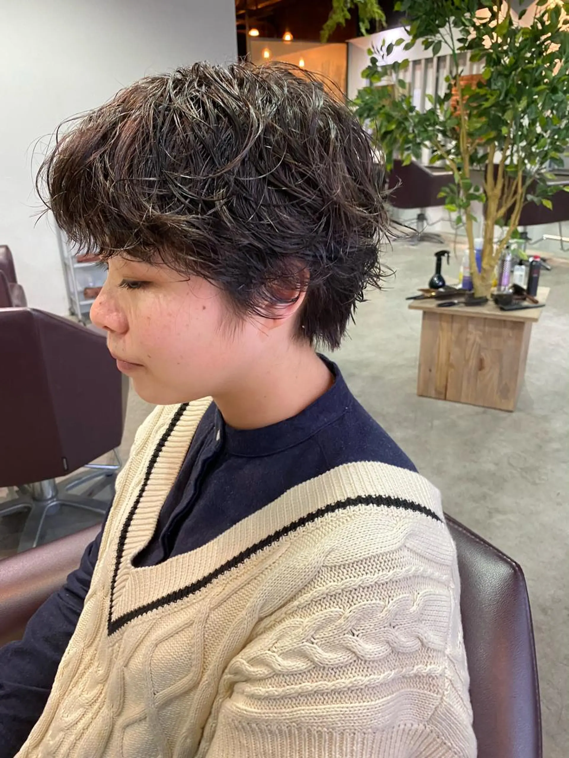 ショート パーマ 低ダメージパーマ ケアパーマ/武田明大のヘアスタイル