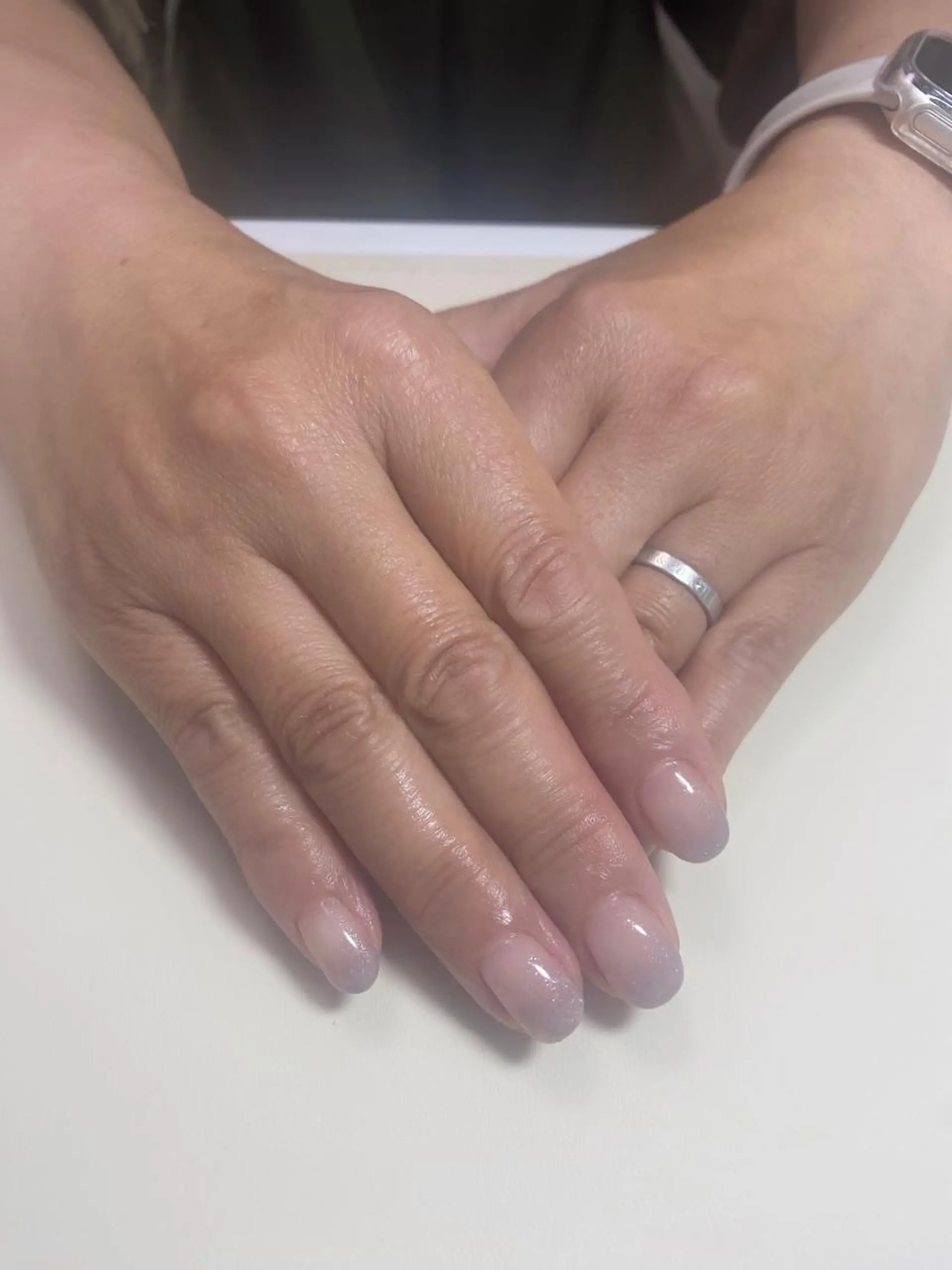 ネイル ラメ(グリッター) ハンドネイル Nail Salon K 🧸美爪育成のネイルデザイン