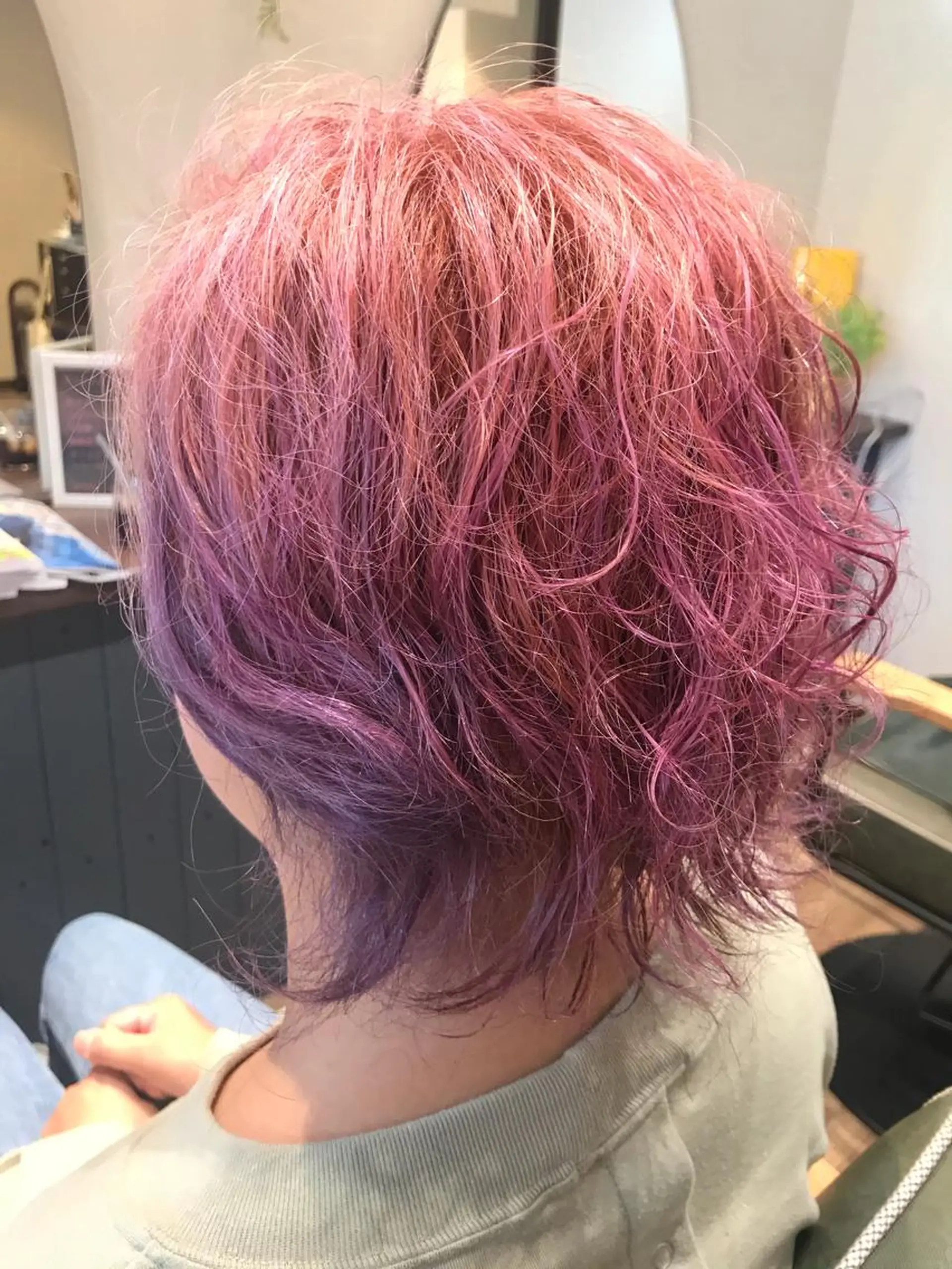 ミディアム カラー Ray hair 春日部のヘアスタイル