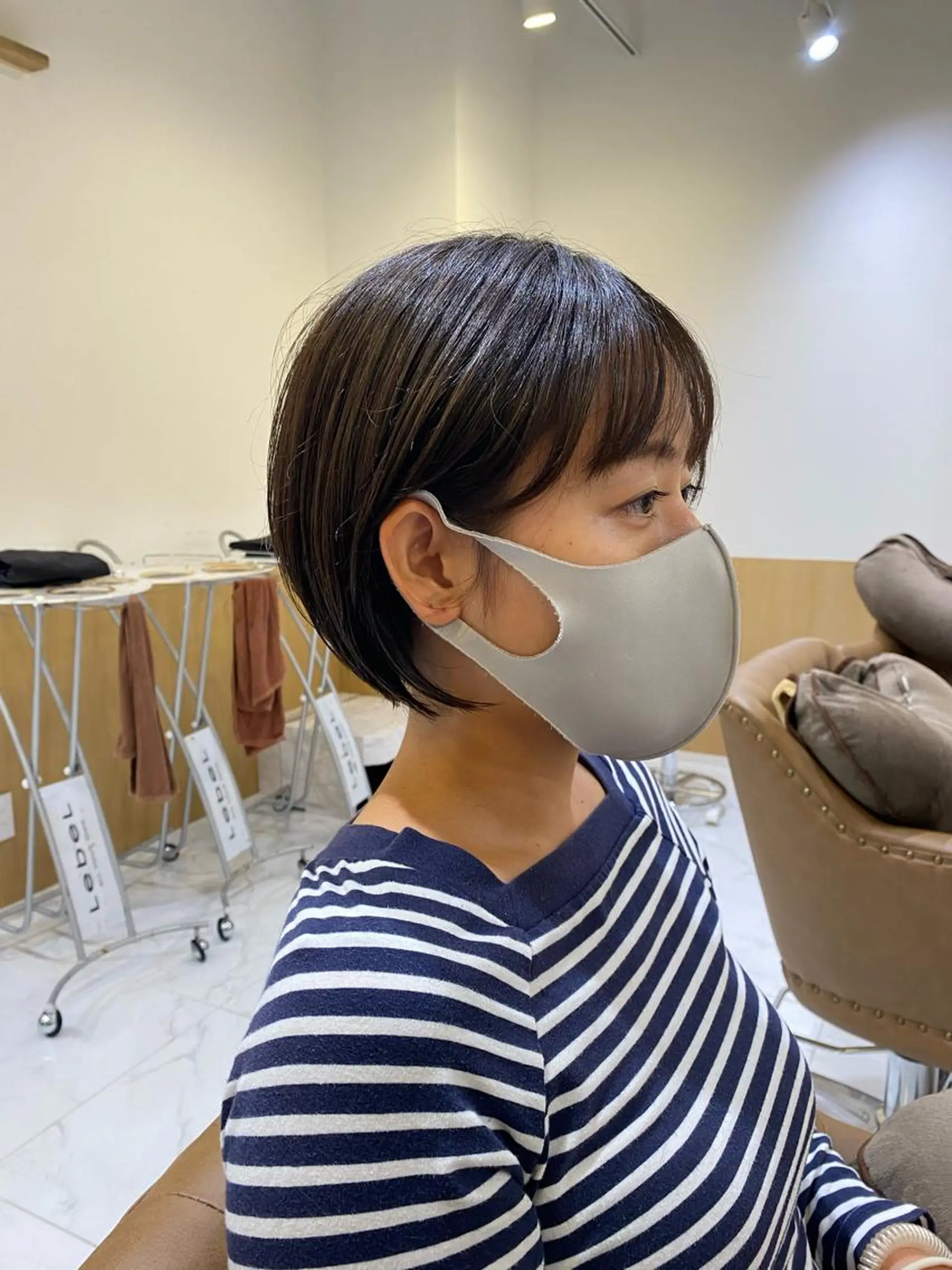 ショート 丸みショート ショートヘア カット トリートメント 坂井 茅聖のヘアスタイル