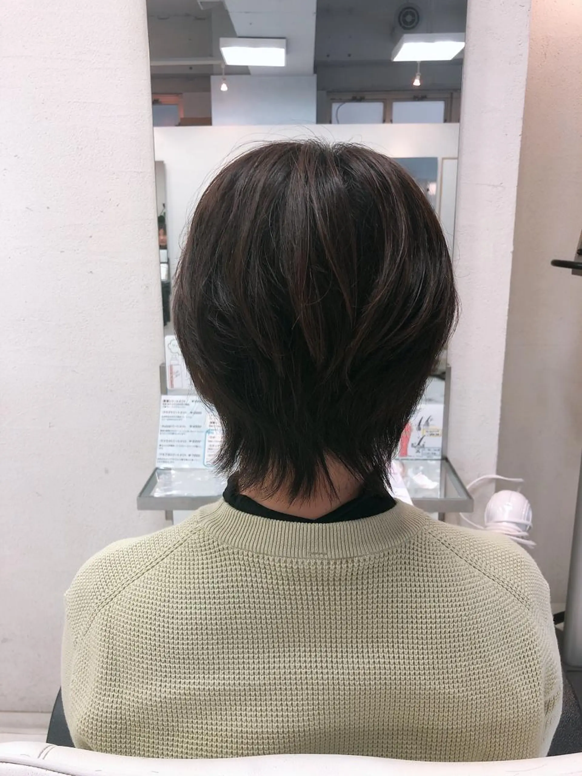 ショート ショートボブ ボブ ショートヘア ウルフカット 阿部 美咲のヘアスタイル