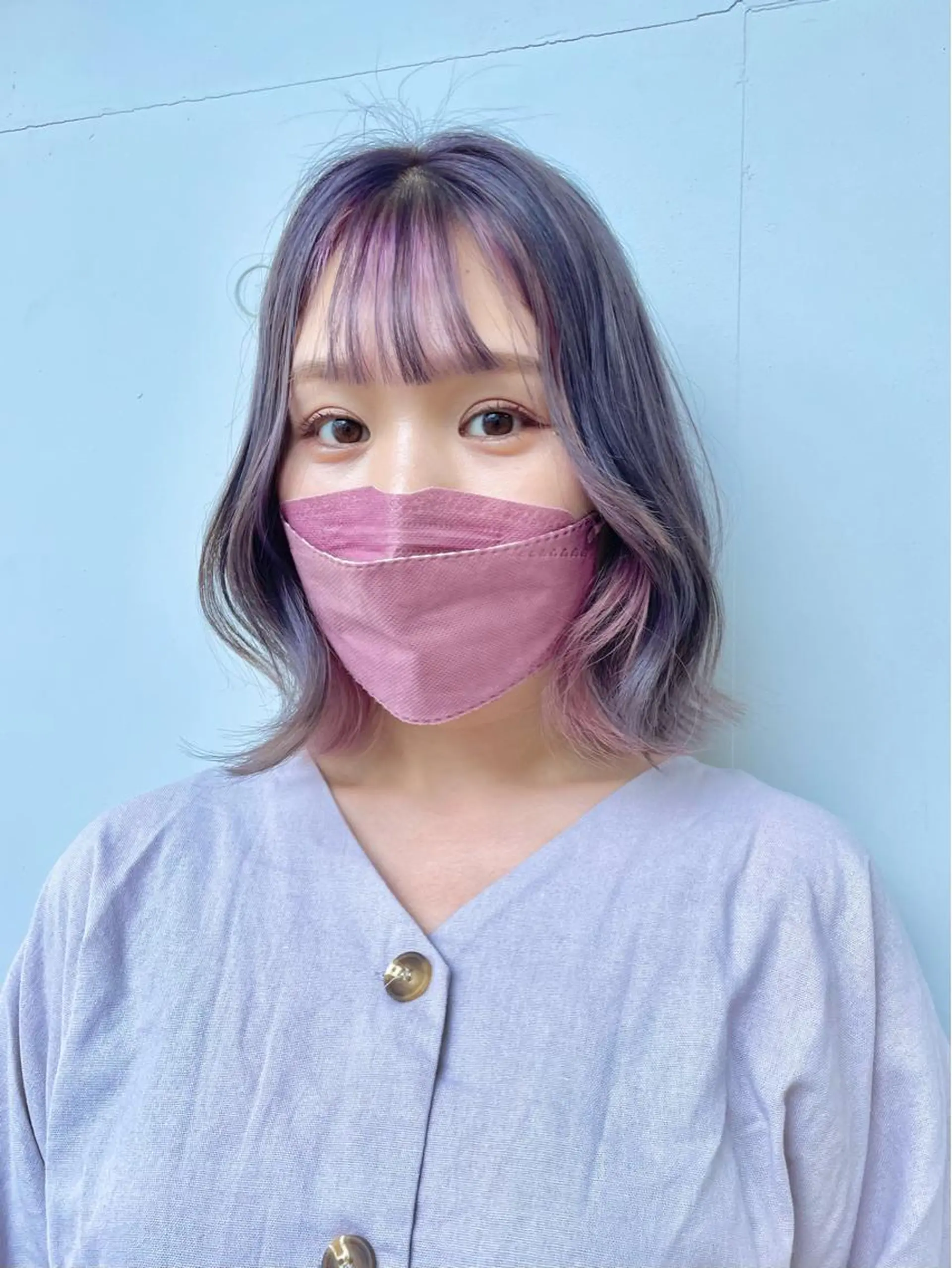 ミディアム ヘアカラー トリートメント もにか🌞原宿/渋谷 🌝ブリーチカラーのヘアスタイル