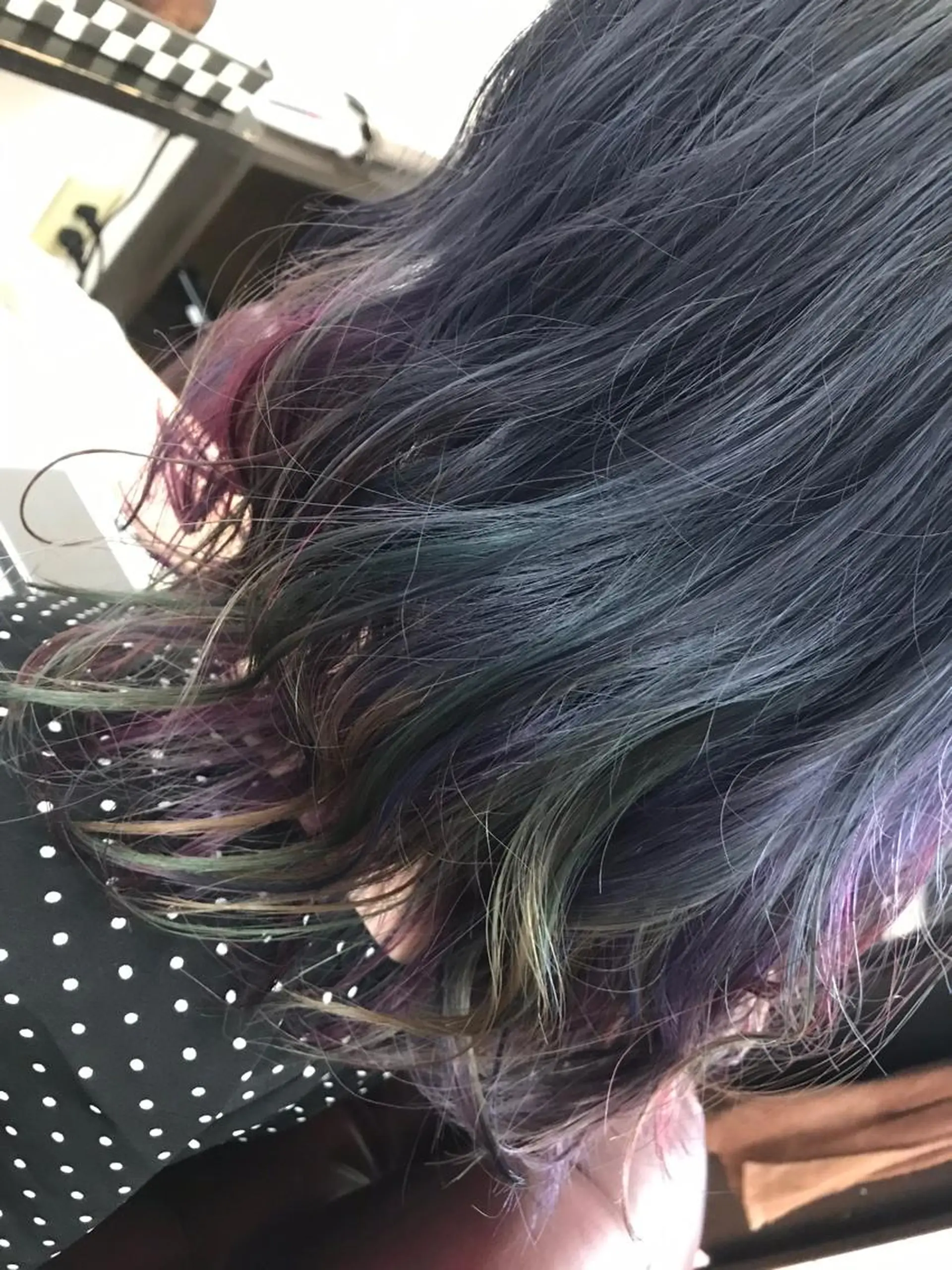 ミディアム ハイライト トリートメント ヘアカラー Style Tのヘアスタイル