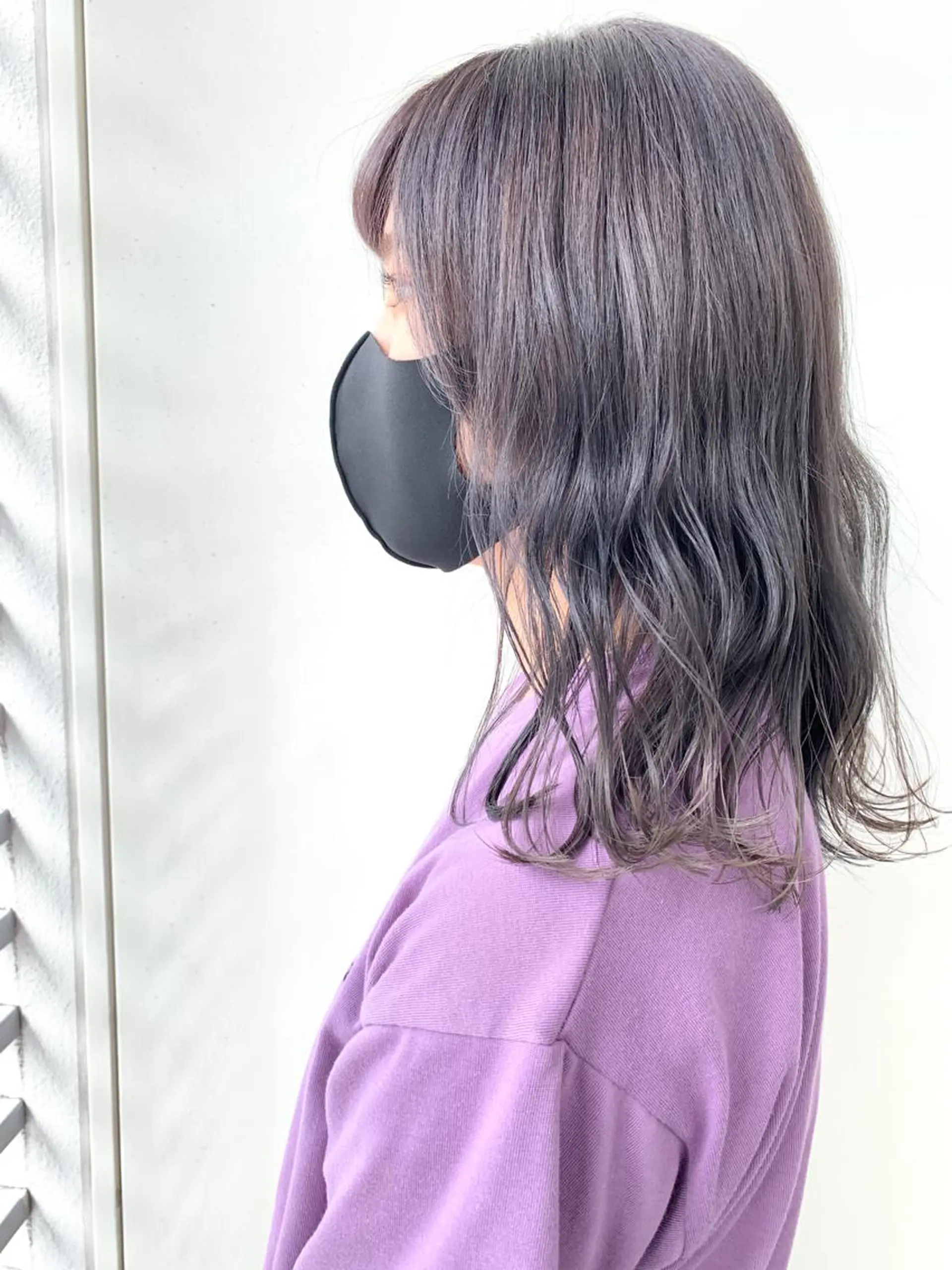 ミディアム カラー ヘアアレンジ ミディアムパーマ アディクシーカラー アッシュ バレイヤージュ ブリーチ カット 縮毛矯正 Zina福岡天神🪞 髪質改善🪞レイヤーのヘアスタイル