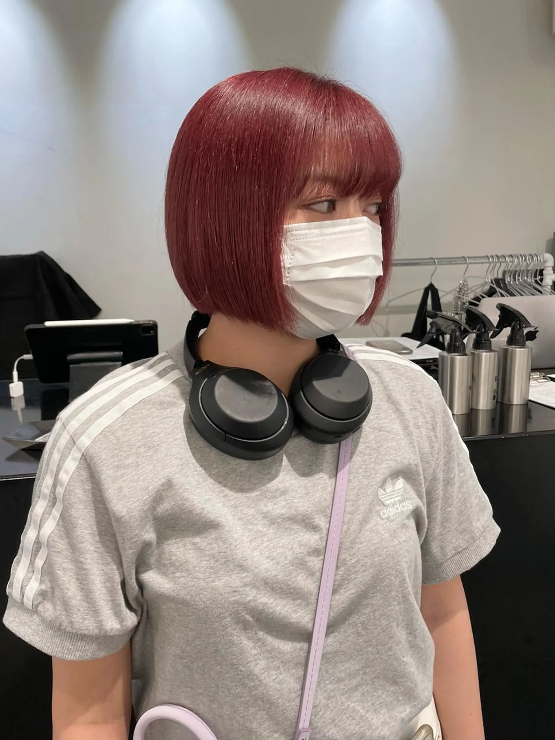 ミディアム カラー カット ヘアカラー トリートメント ryuei /原宿のヘアスタイル