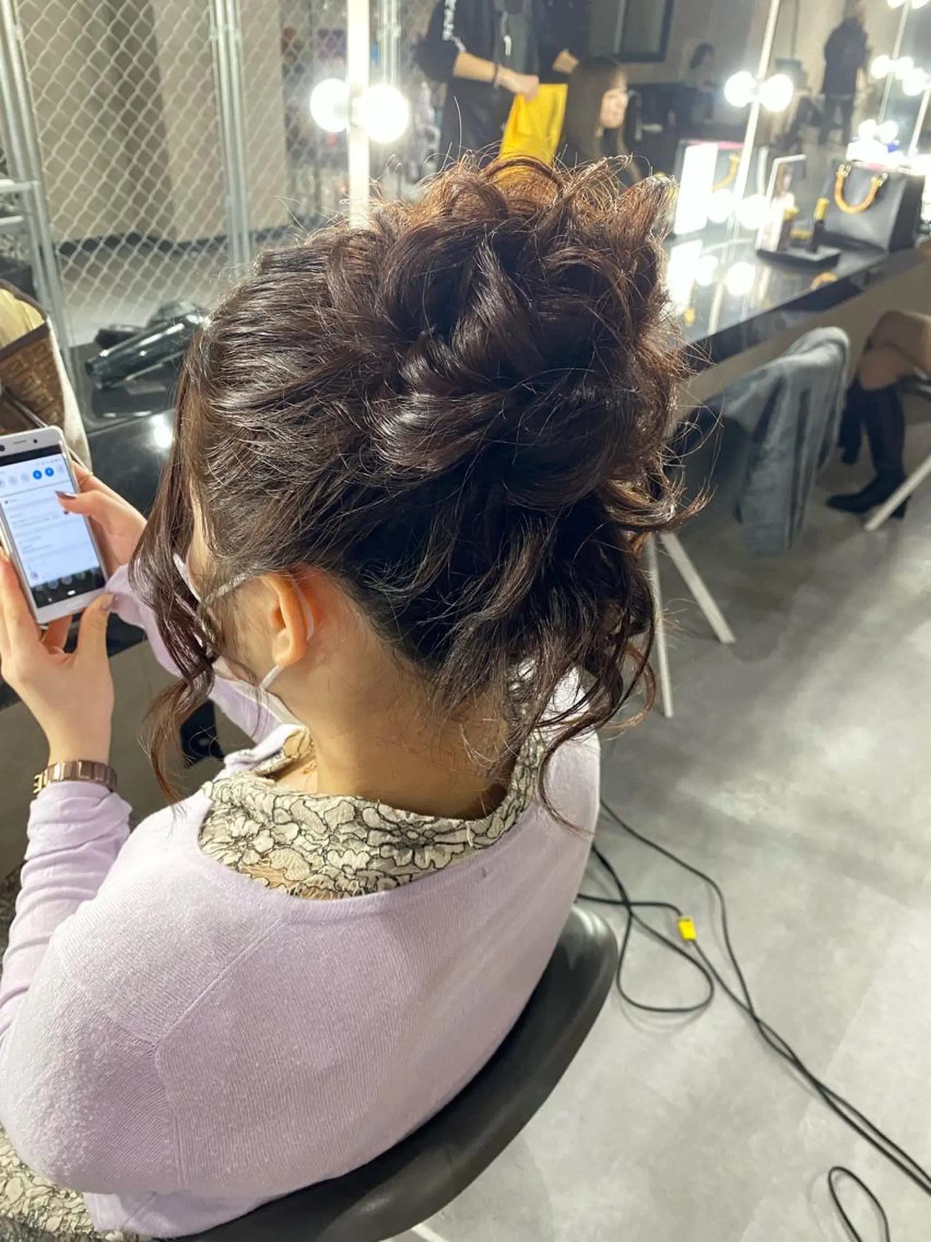 ヘアアレンジ 大天使 まいめろのヘアスタイル