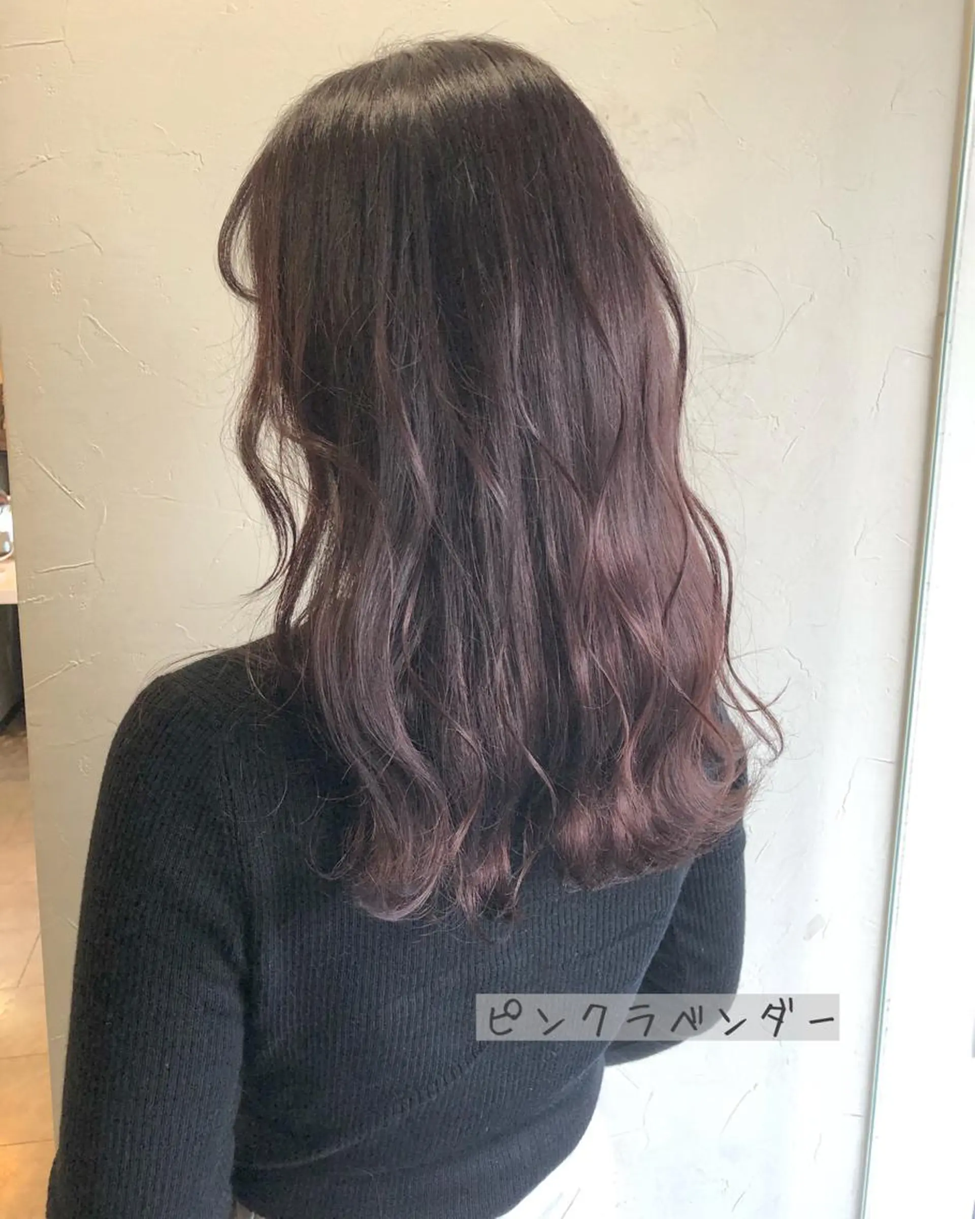 セミロング カラー ブリーチ あさだ しゅうたろうのヘアスタイル
