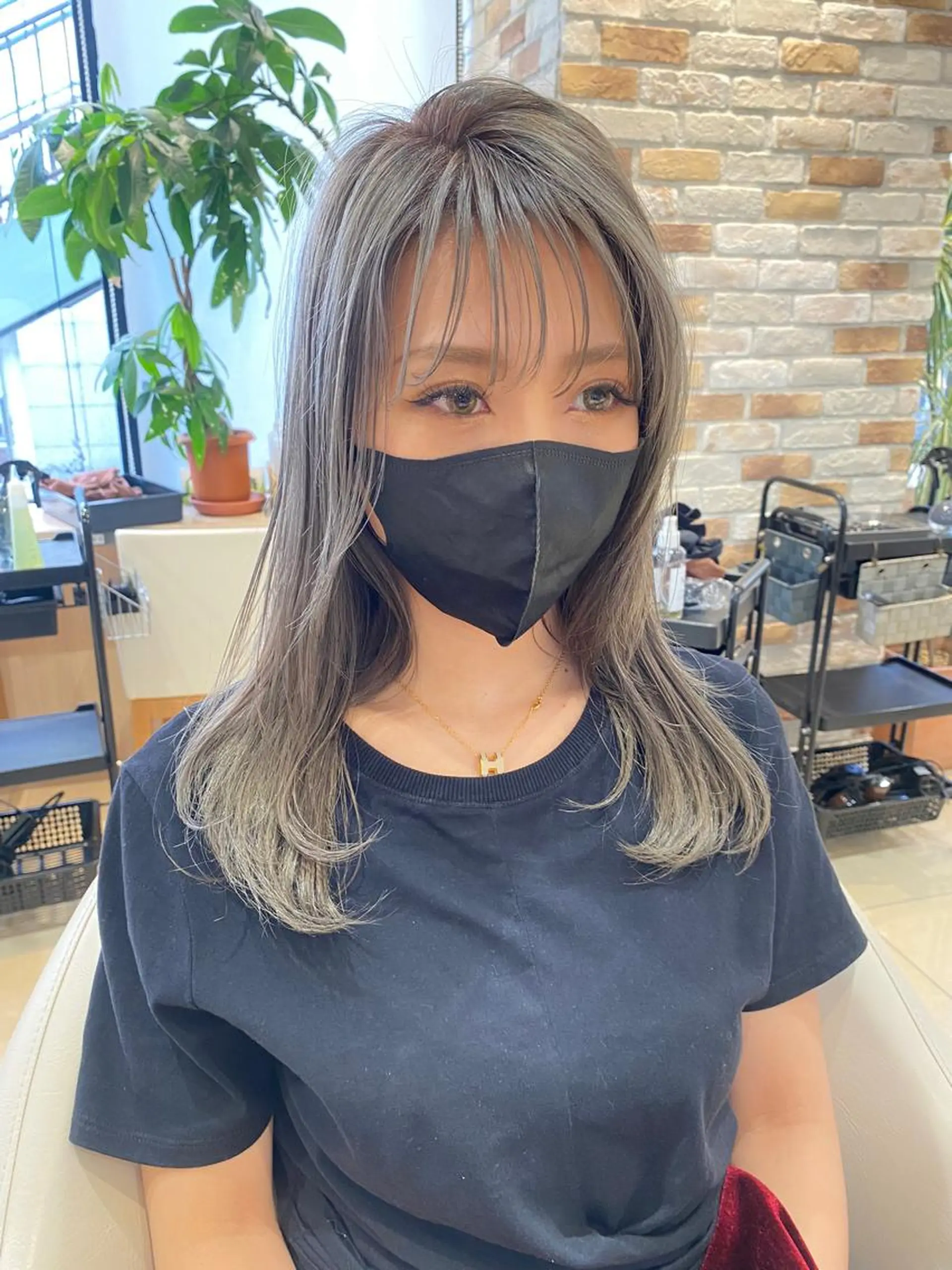 ロング カラー 🩵波巻き／ツイスパ HARU💎のヘアスタイル