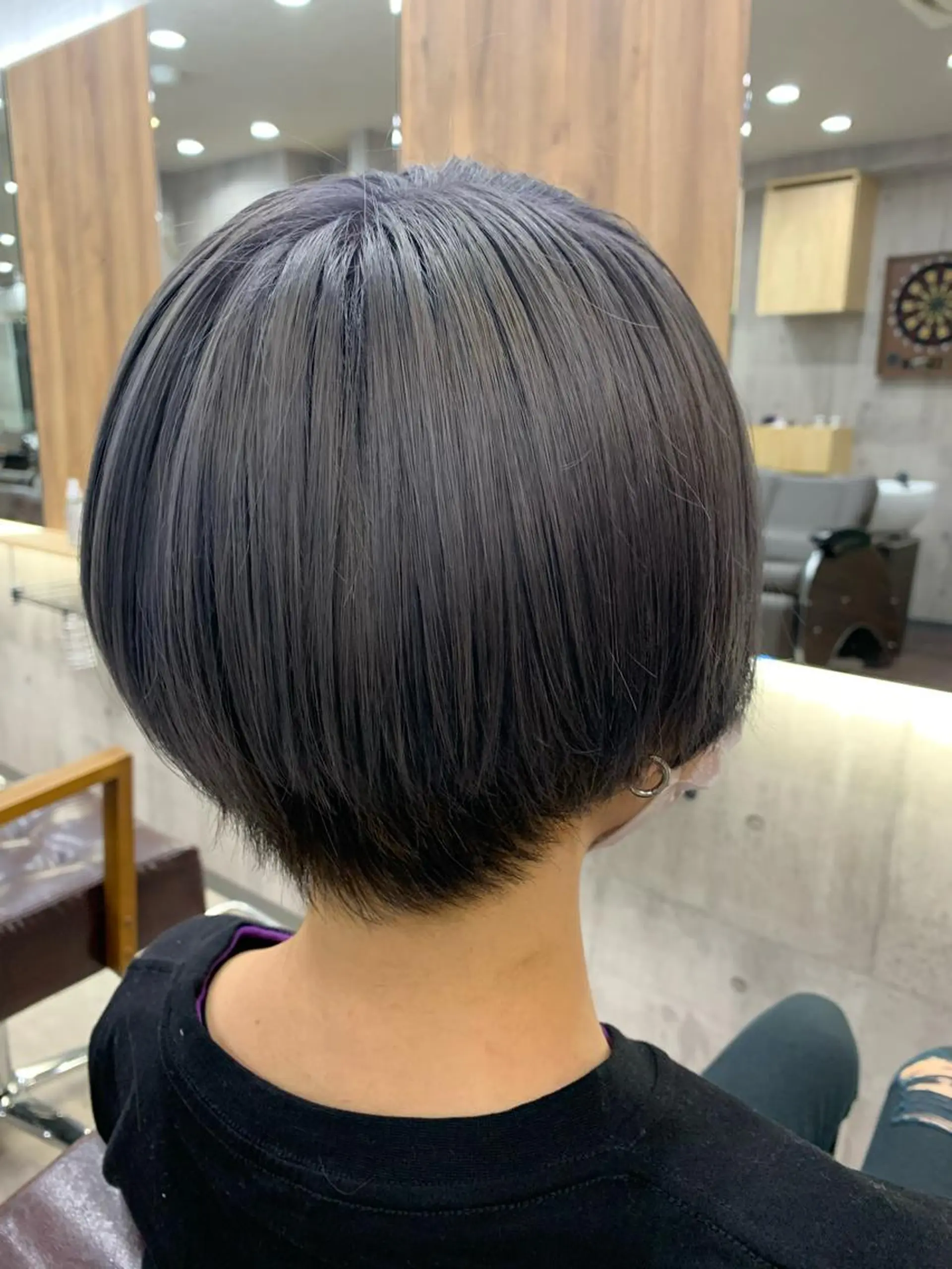 ショート カラー バレイヤージュ ブリーチ ケアブリーチ ダブルカラー グラデーションカラー memento 斎藤大覚のヘアスタイル