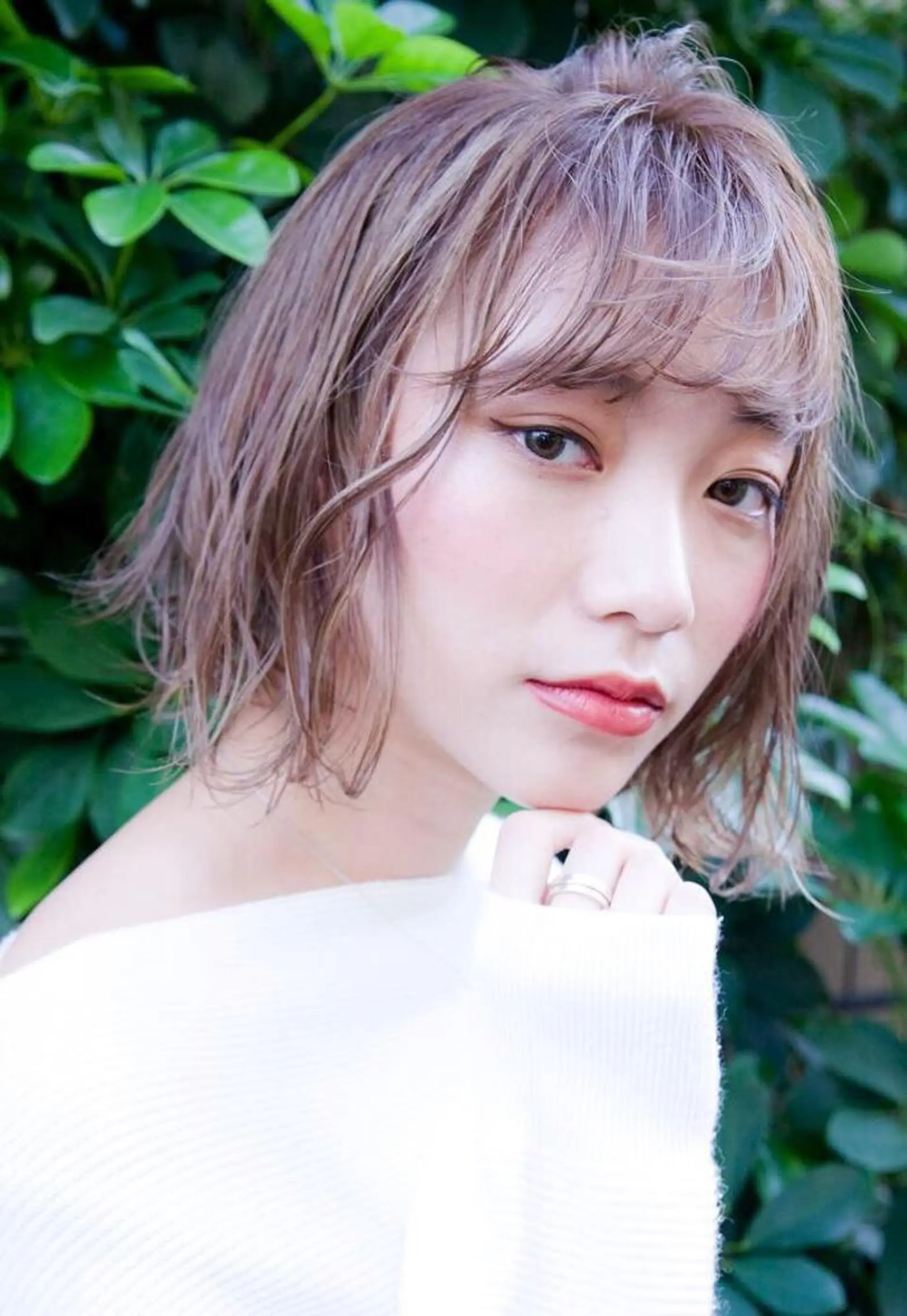 ショート カラー ヘアアレンジ ミニボブ/ブリーチ 🌈MISATOのヘアスタイル