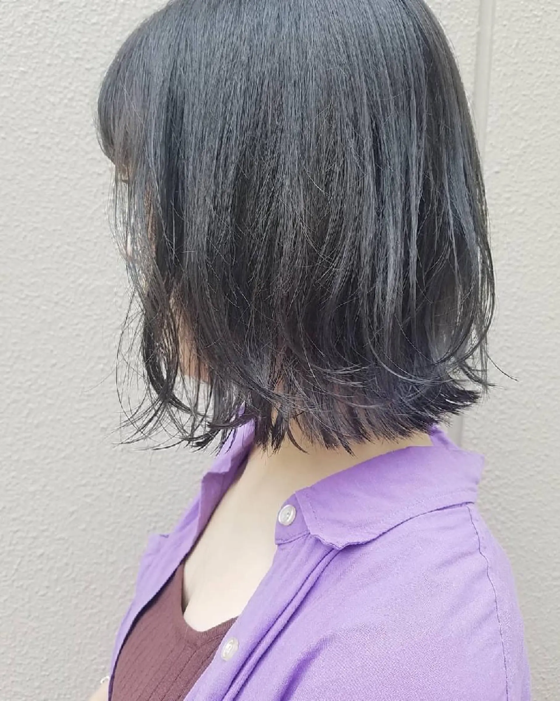 カラー 🙃 透明感カラー/ボブのヘアスタイル