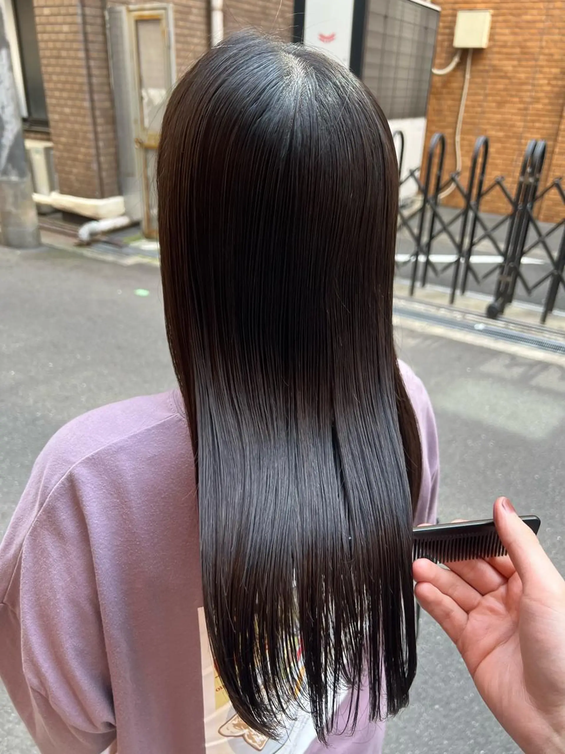 ロング 髪質改善ストレート Kantaのヘアスタイル